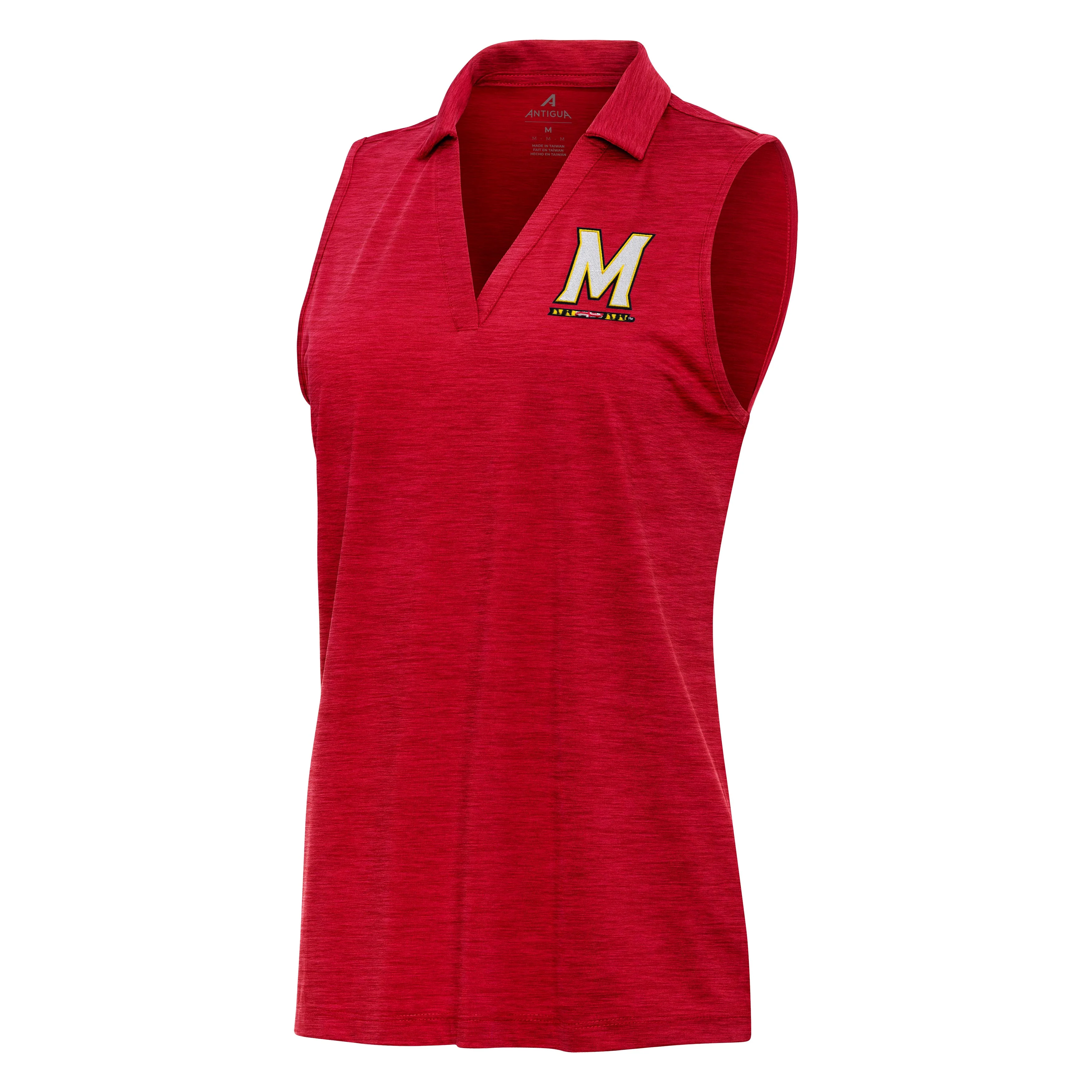 Maryland Terrapins Womens Layout Sleeveless Polo