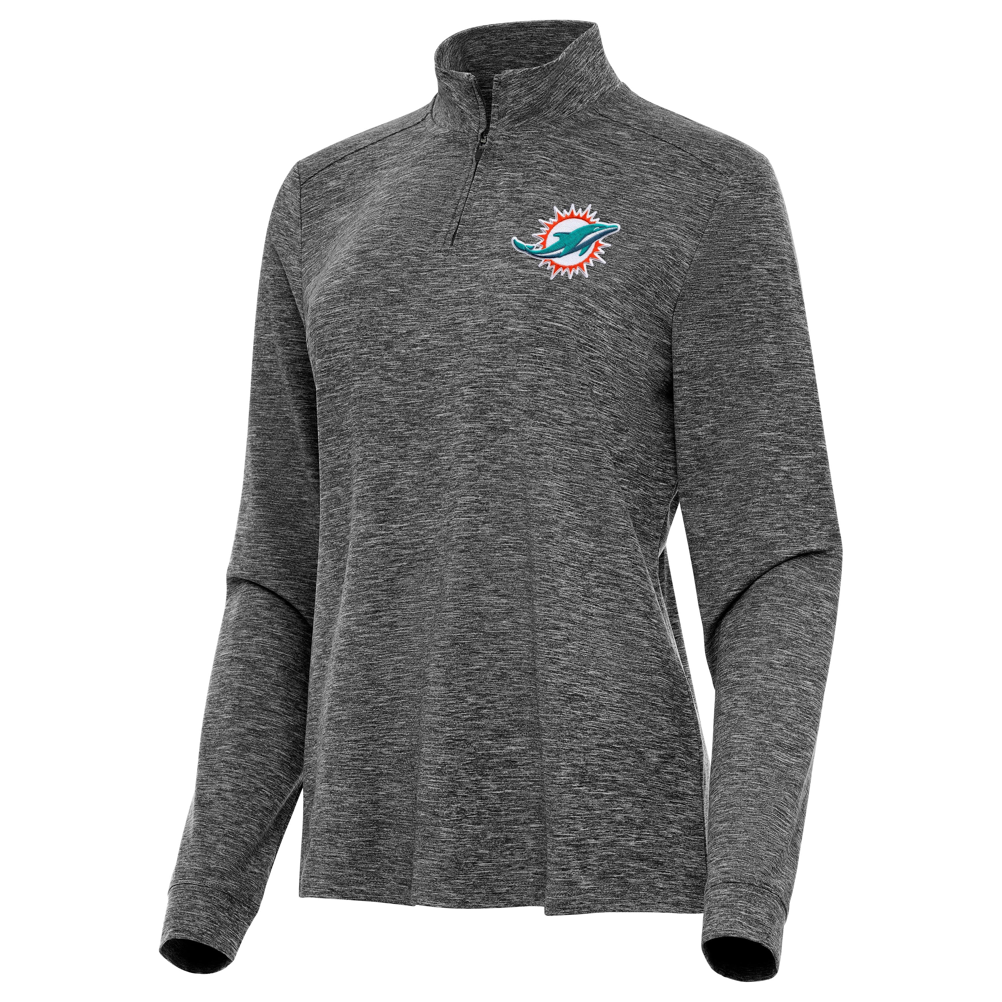 Miami Dolphins Womens Mentor Quarter Zip Pullover