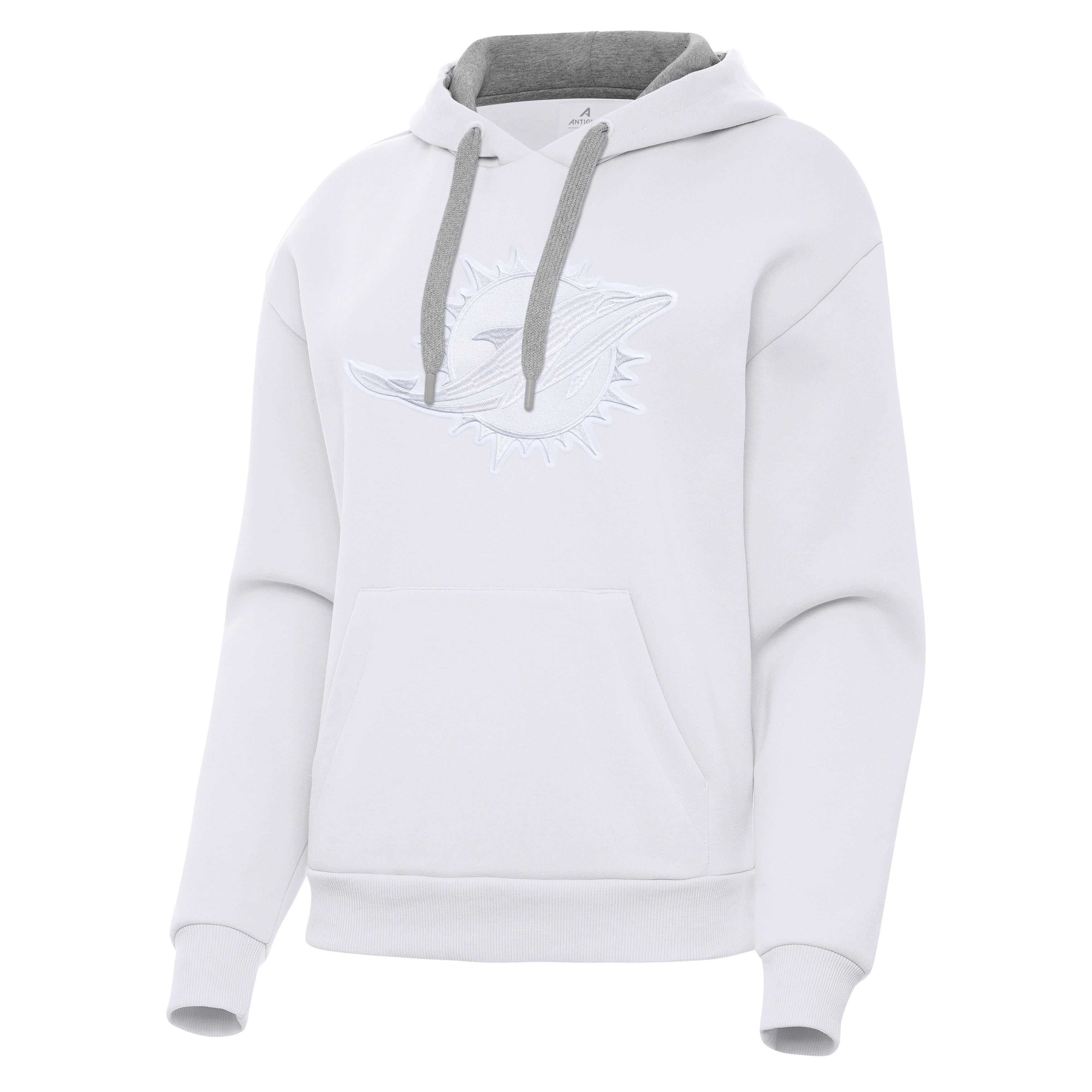 Miami Dolphins Womens Victory Full Front Logo Pullover Hood