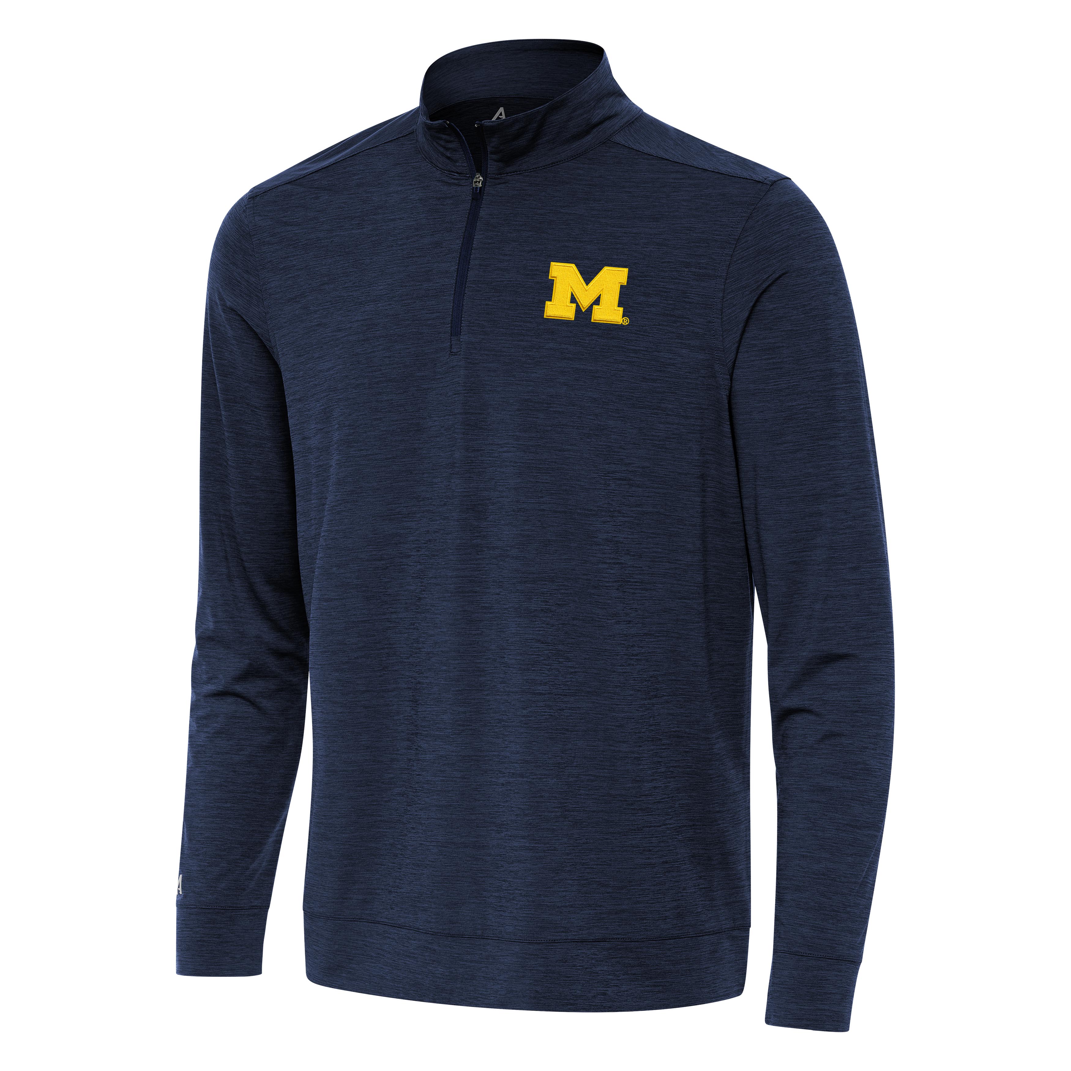 Michigan Wolverines Bright Quarter Zip Pullover