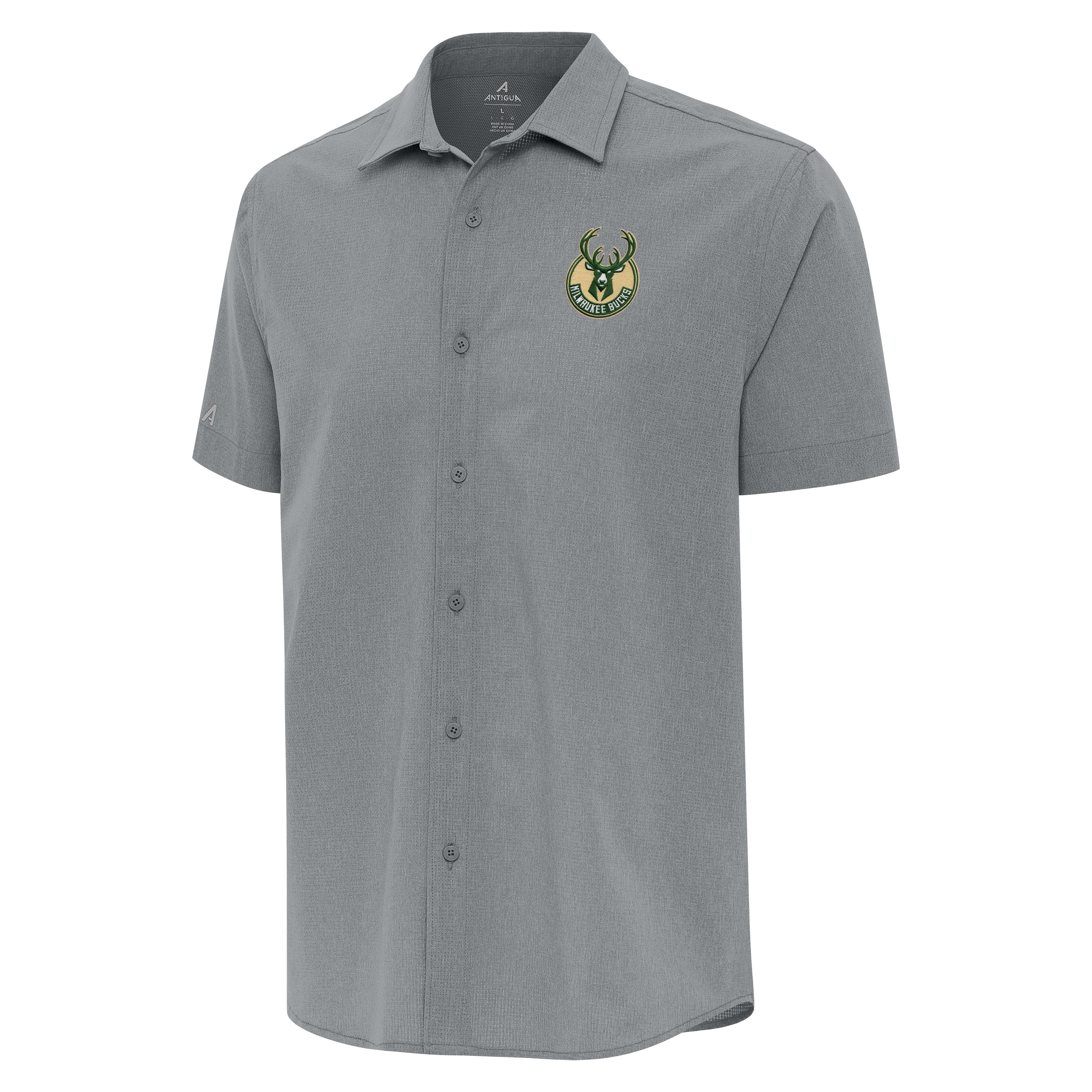 Milwaukee Bucks Activate Woven Shirt - Image 2