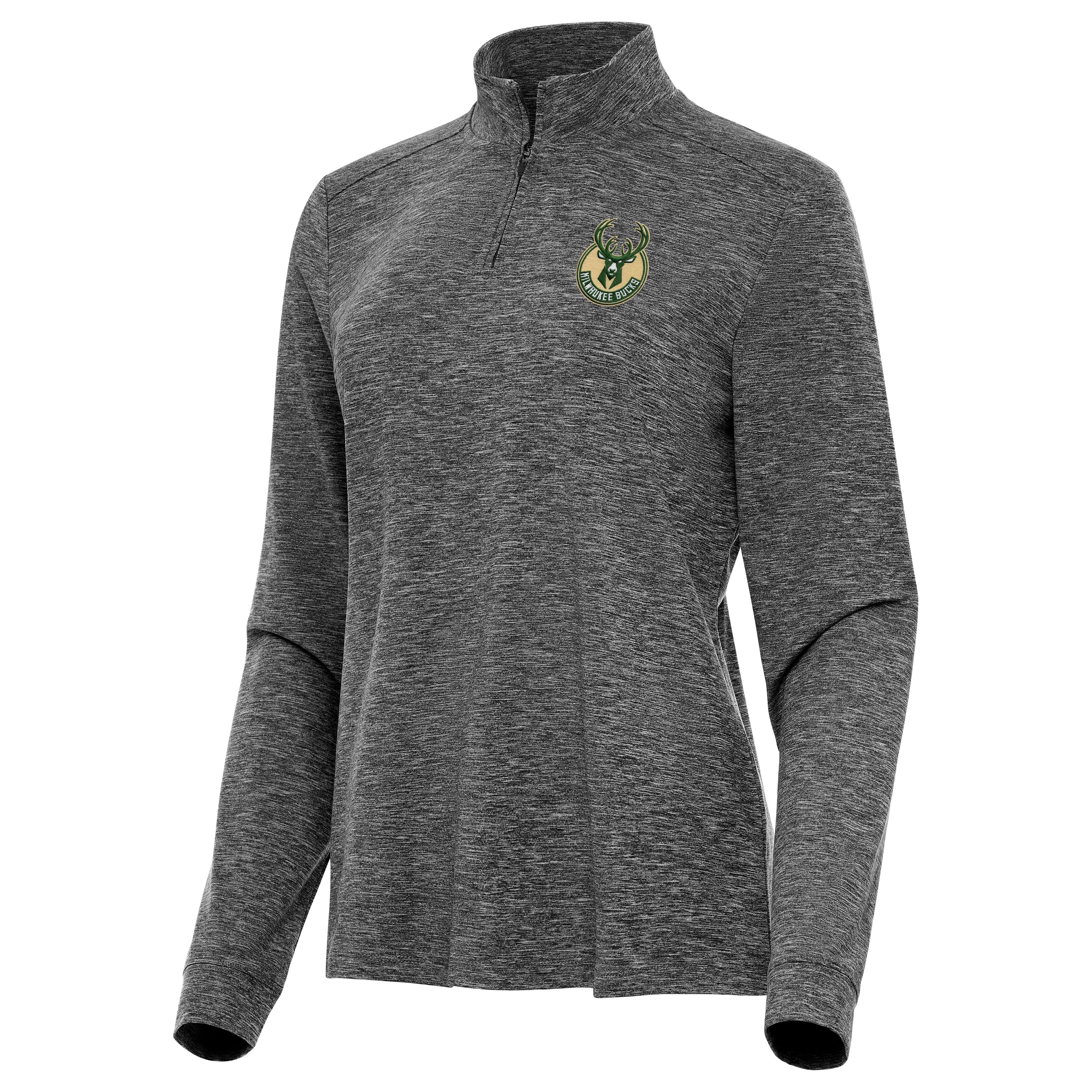 Milwaukee Bucks Womens Mentor Quarter Zip Pullover
