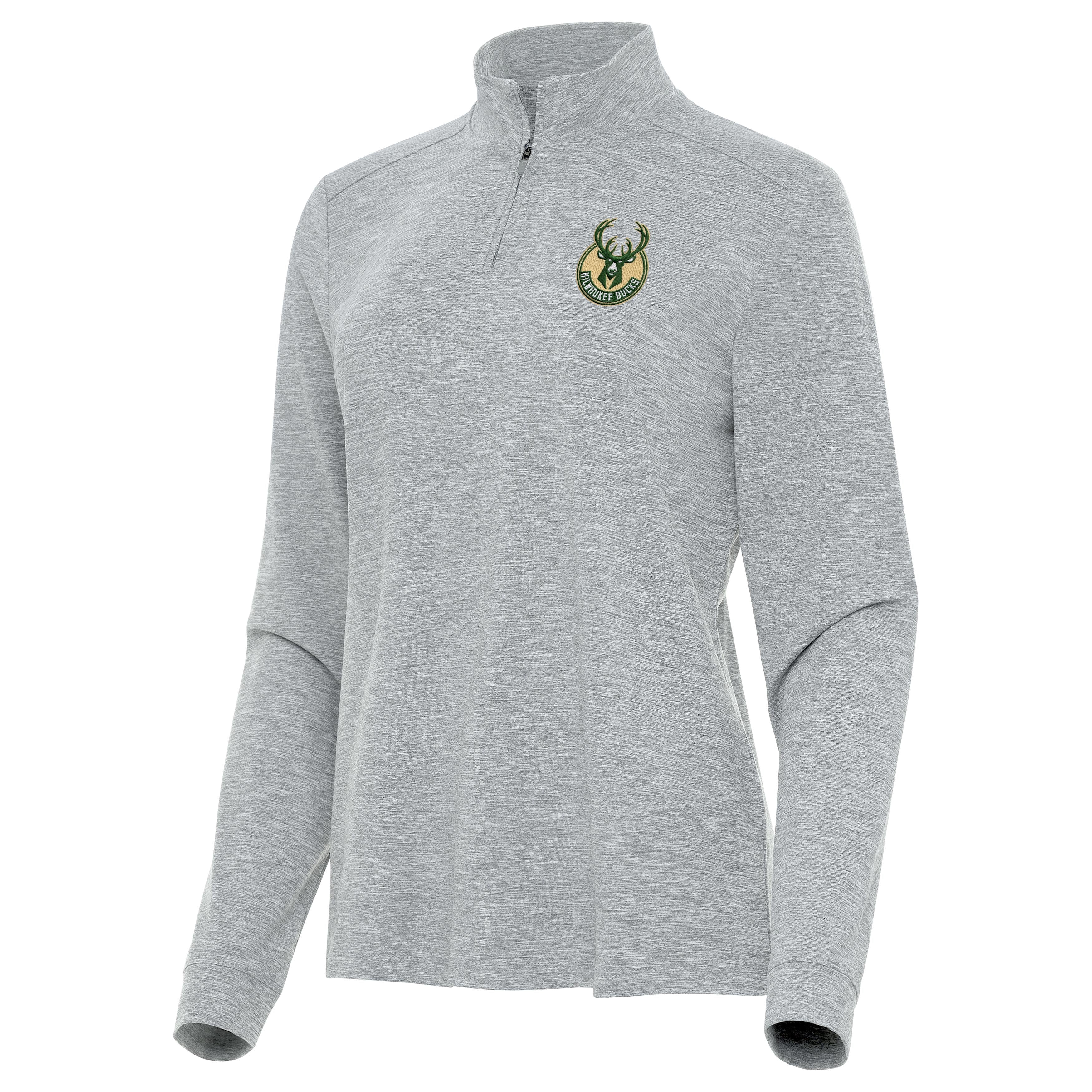 Milwaukee Bucks Womens Mentor Quarter Zip Pullover - Image 2
