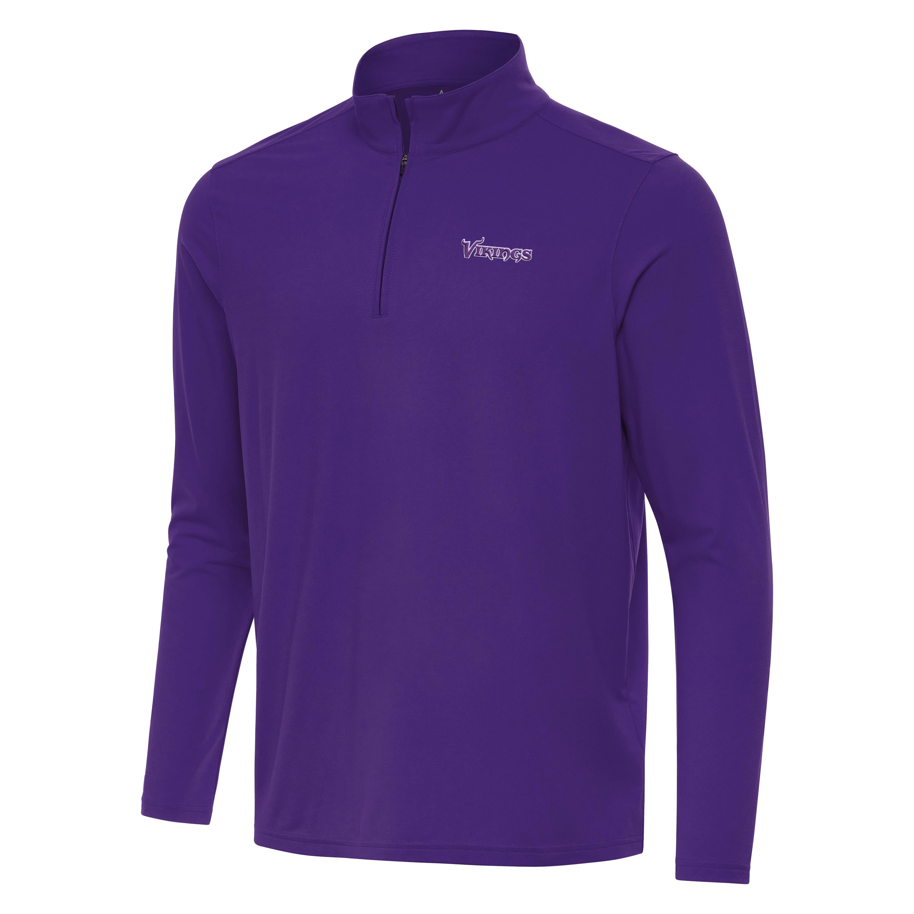 Minnesota Vikings Throwback Intent Quarter Zip Pullover