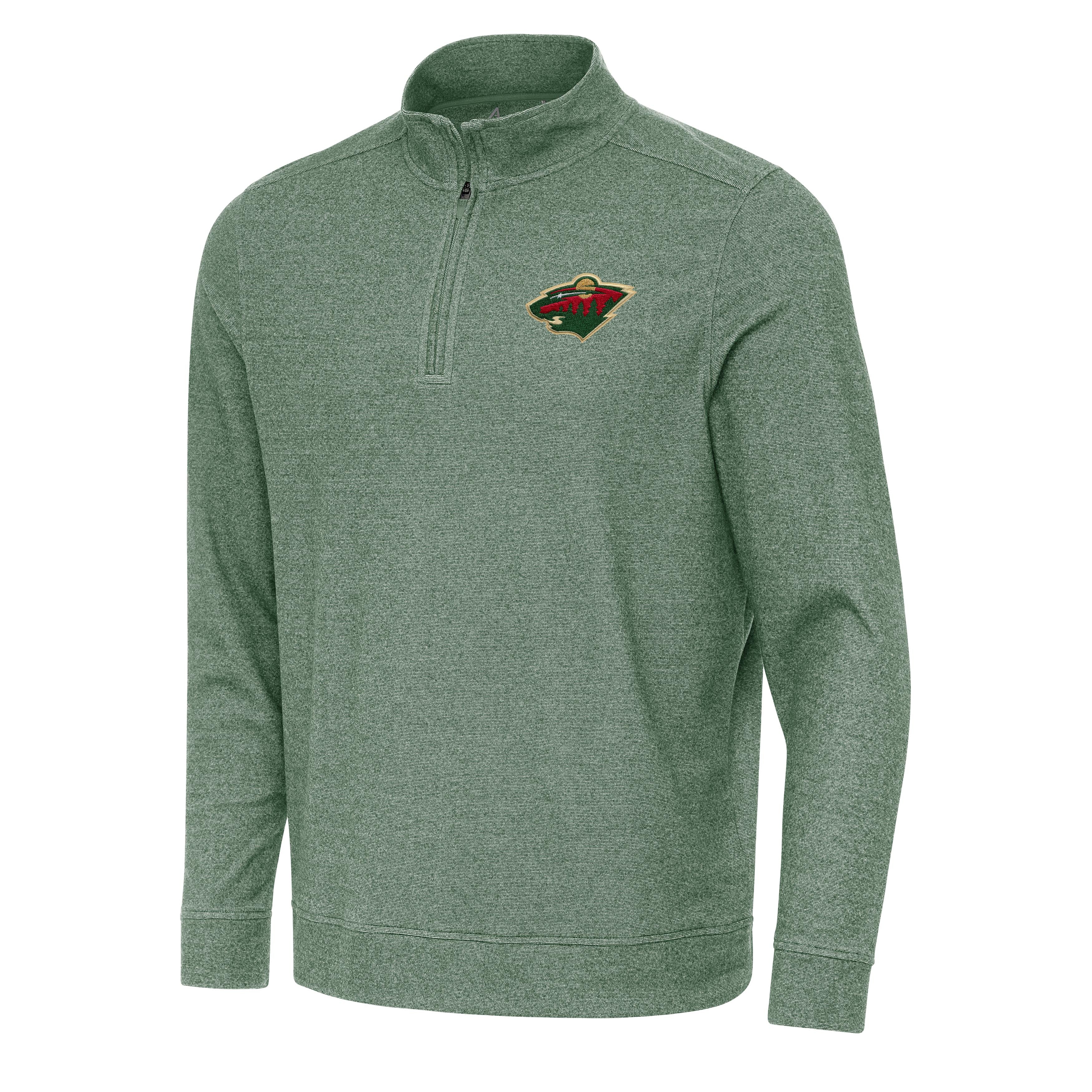 Minnesota Wild Subtle Quarter Zip Mock - Image 4