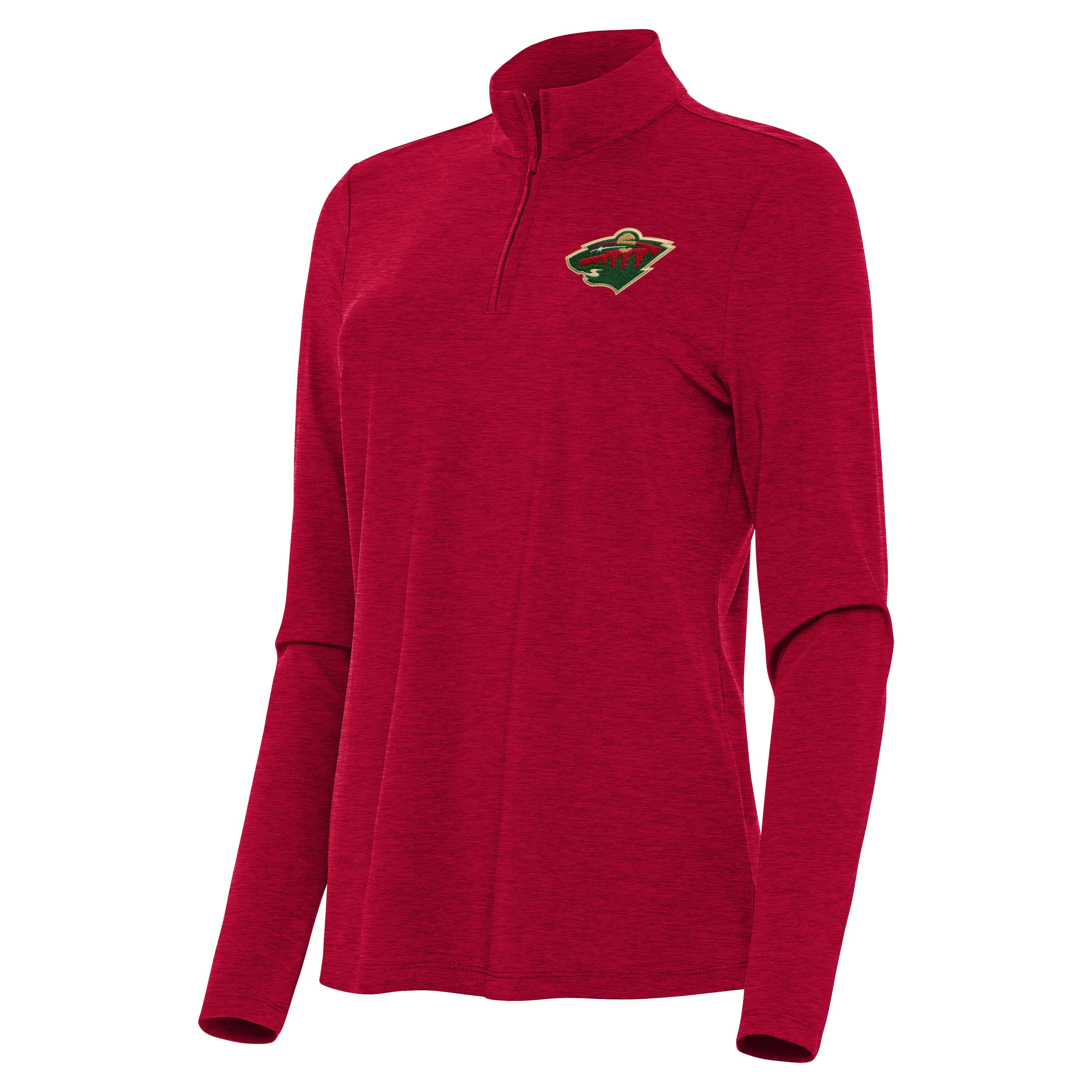 Minnesota Wild Womens Bright Quarter Zip Pullover - Image 2