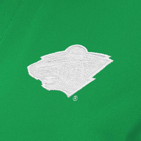 Minnesota Wild Womens Era St Patricks Day White Logo Polo - Image 2
