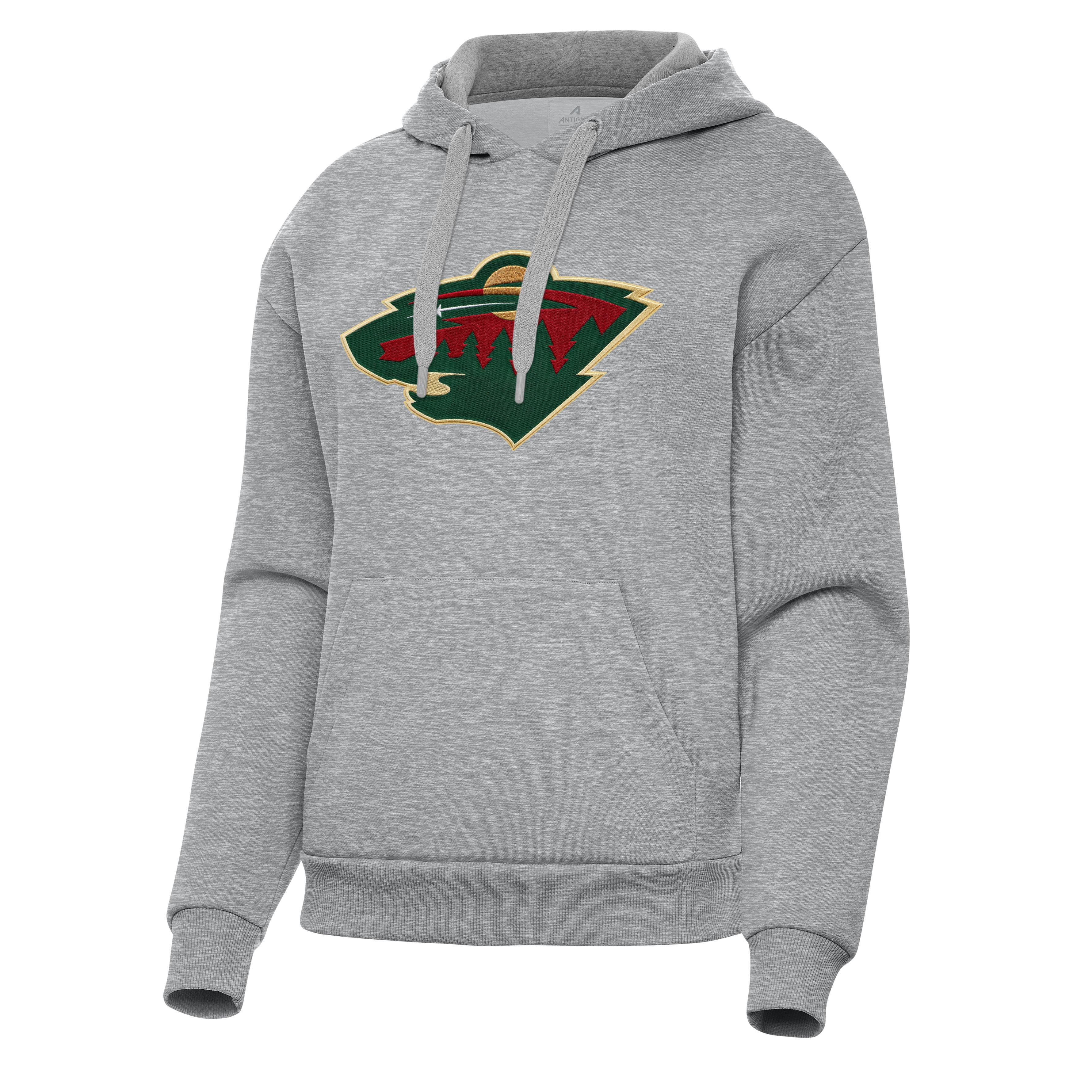 Minnesota Wild Womens Victory Full Front Logo Pullover Hood - Image 3