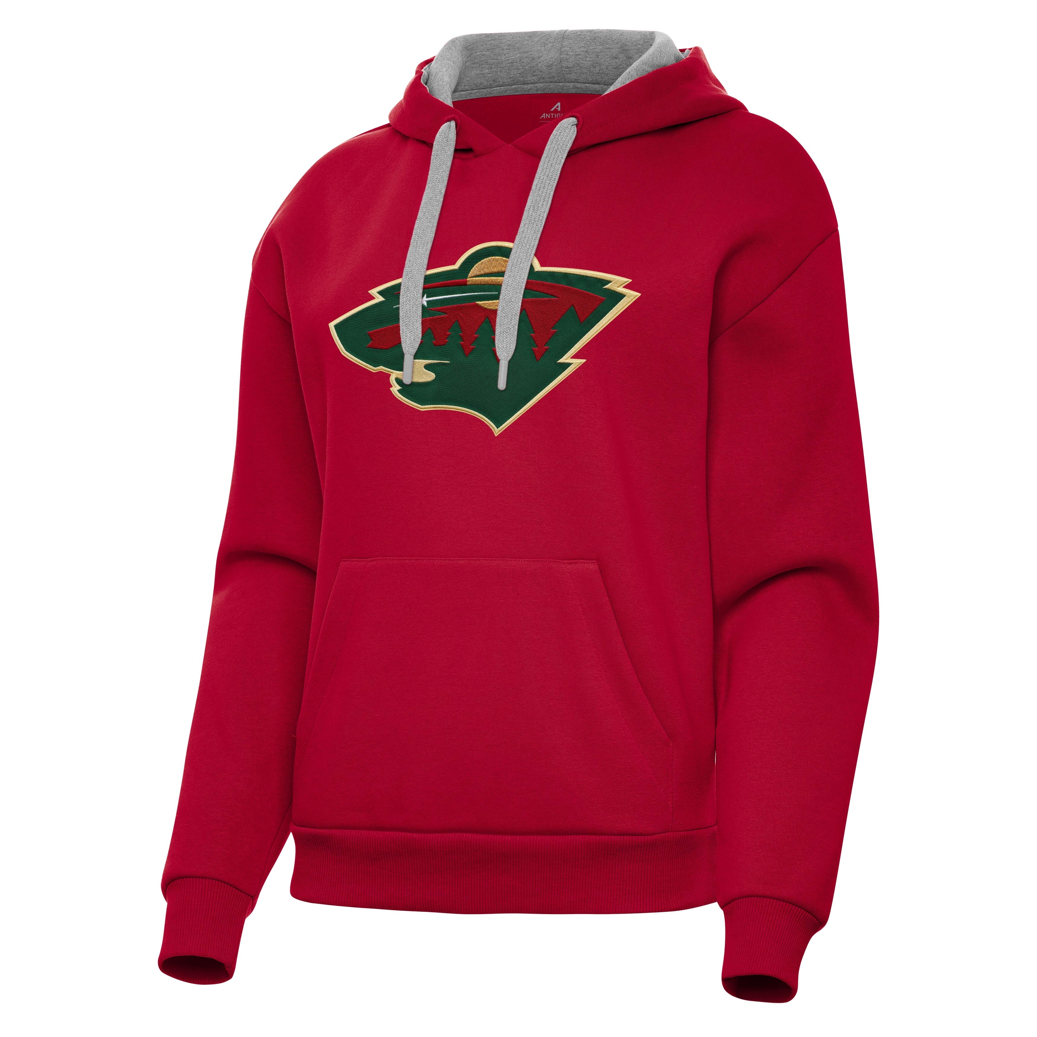 Minnesota Wild Womens Victory Full Front Logo Pullover Hood - Image 4
