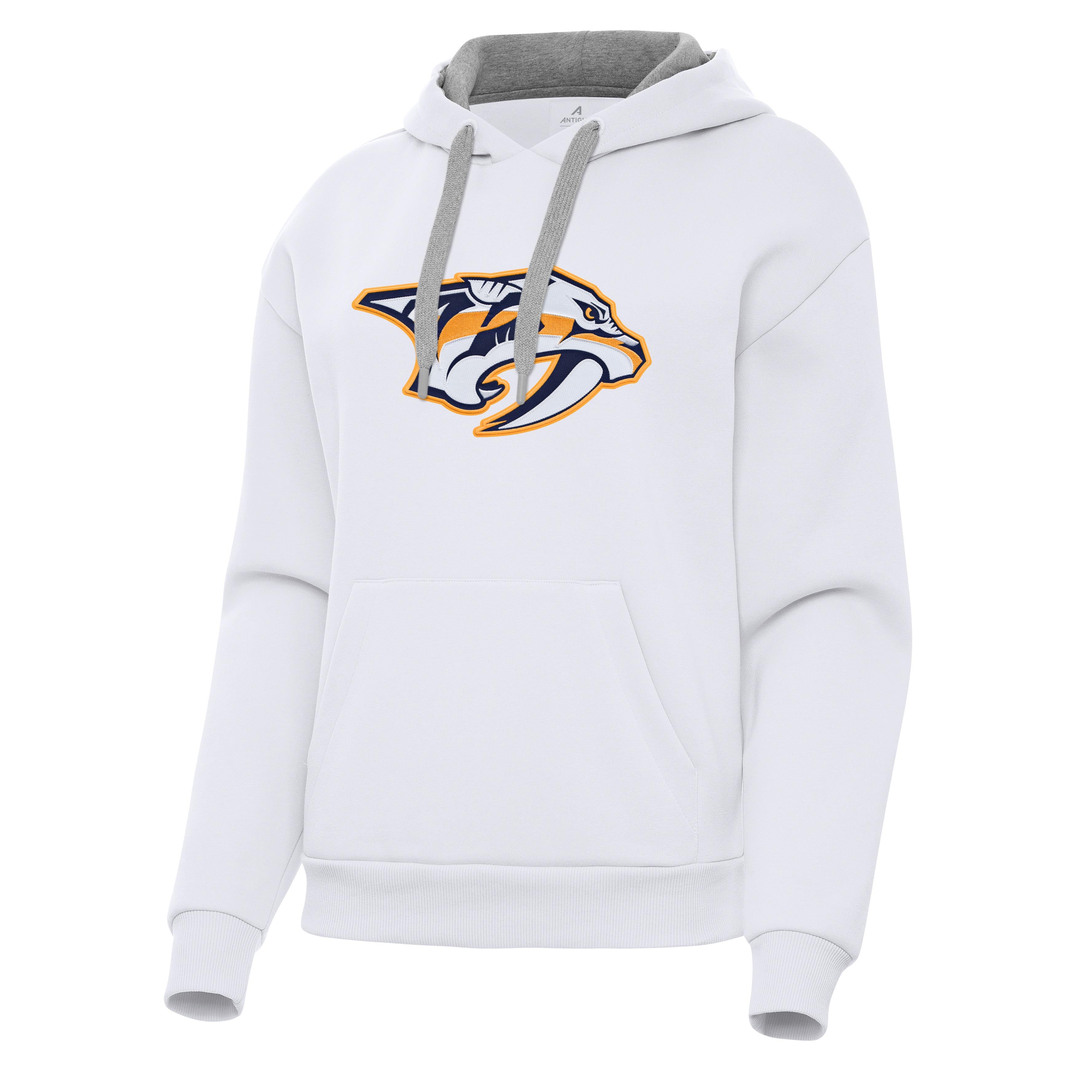 Nashville Predators Womens Victory Full Front Logo Pullover Hood