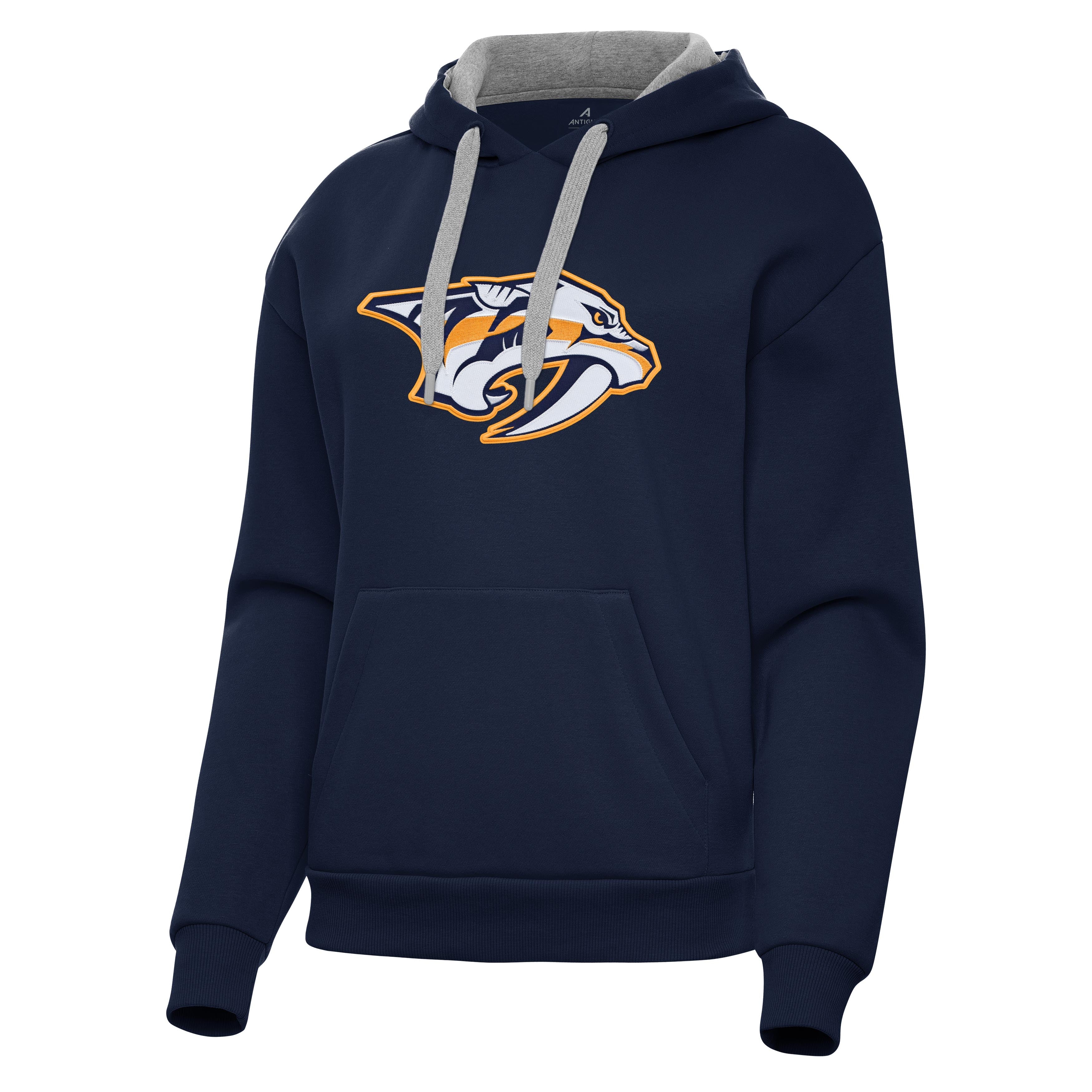 Nashville Predators Womens Victory Full Front Logo Pullover Hood - Image 2