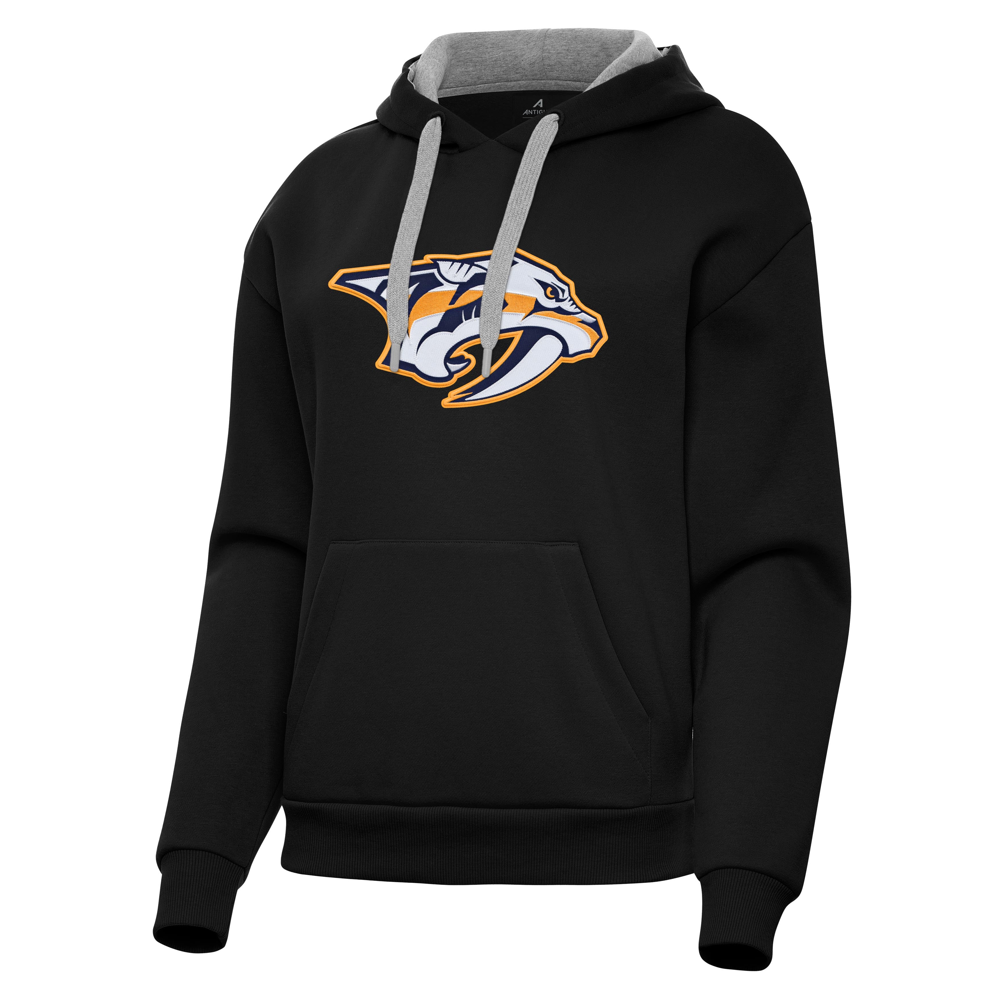 Nashville Predators Womens Victory Full Front Logo Pullover Hood - Image 3