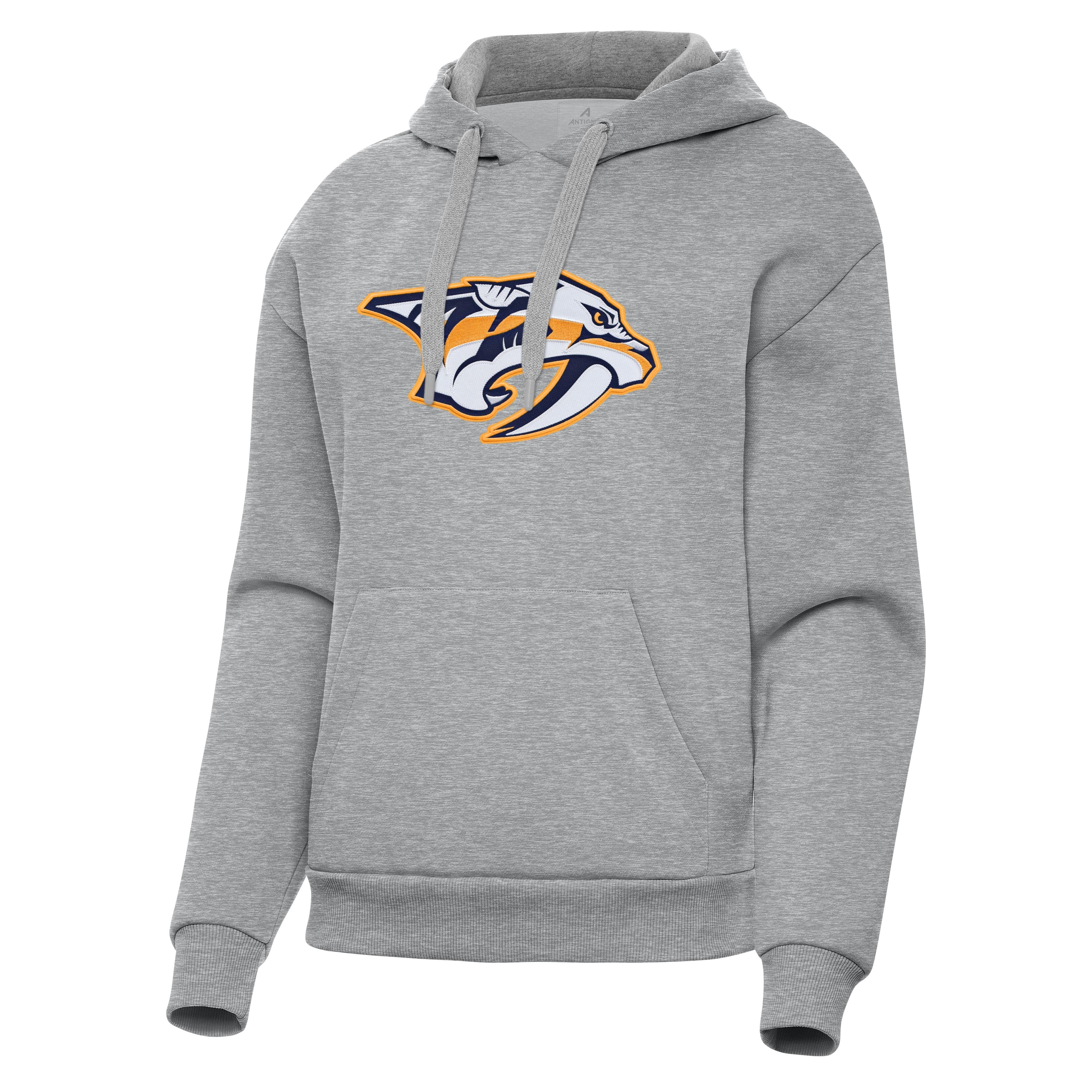 Nashville Predators Womens Victory Full Front Logo Pullover Hood - Image 4