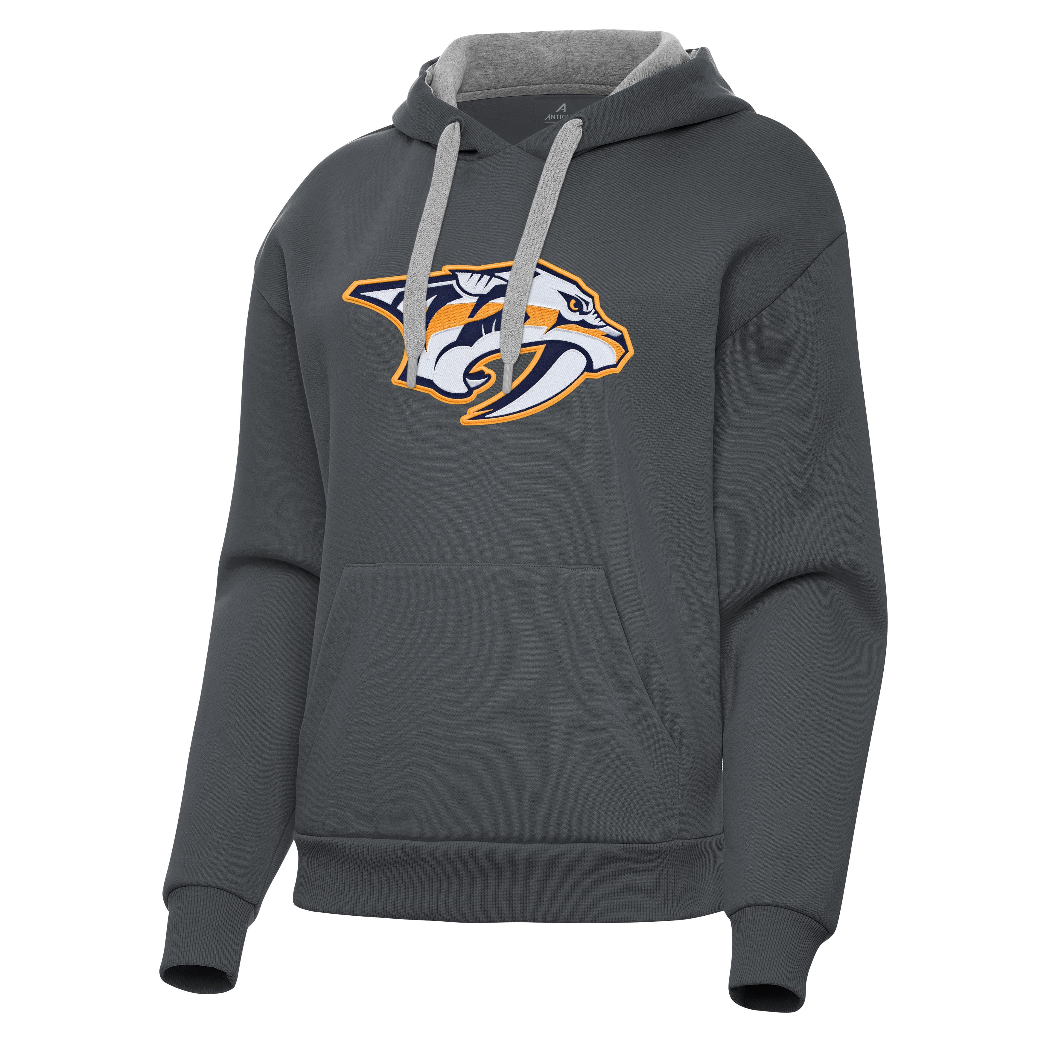 Nashville Predators Womens Victory Full Front Logo Pullover Hood - Image 6