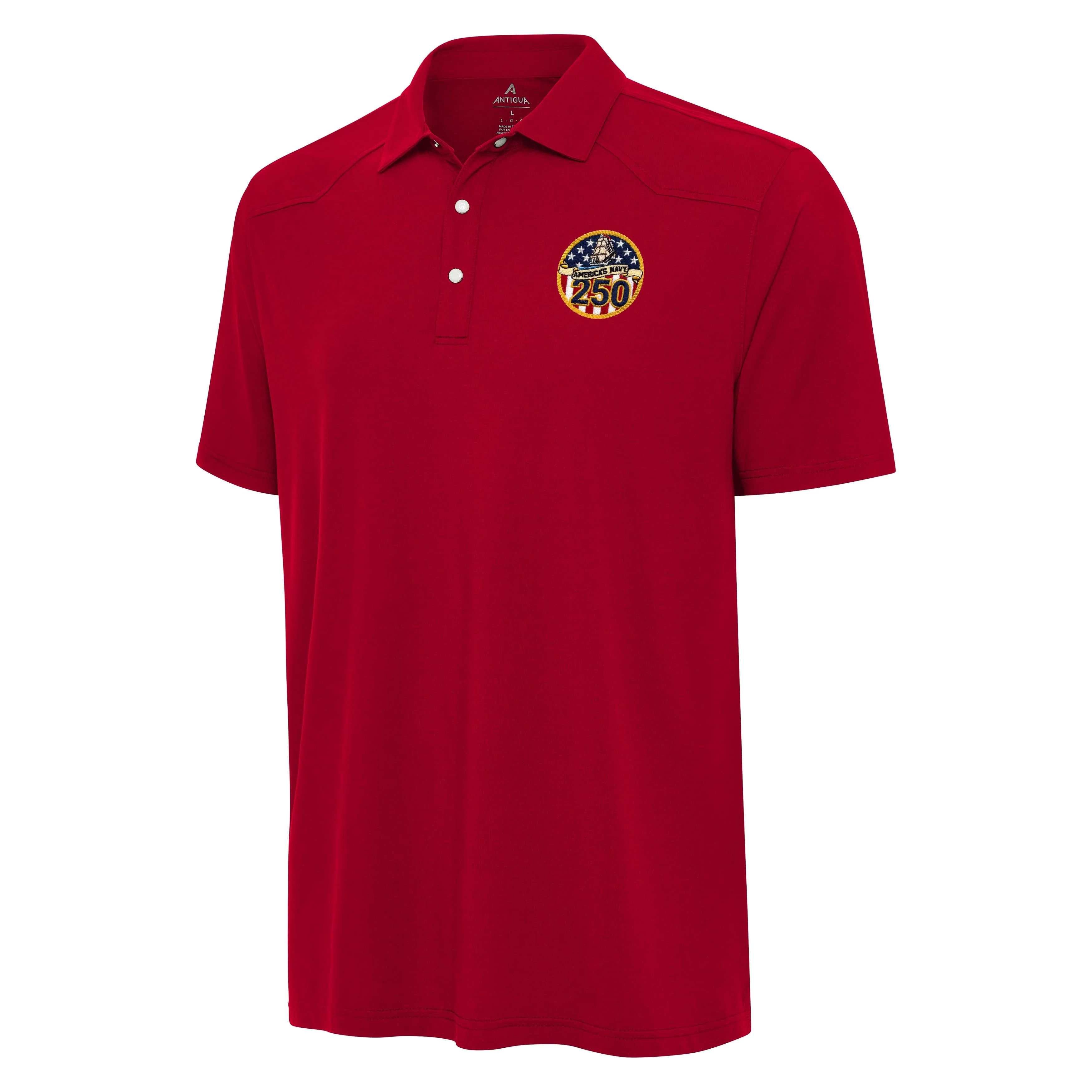 Navy 250th Anniversary Western Polo - Image 2