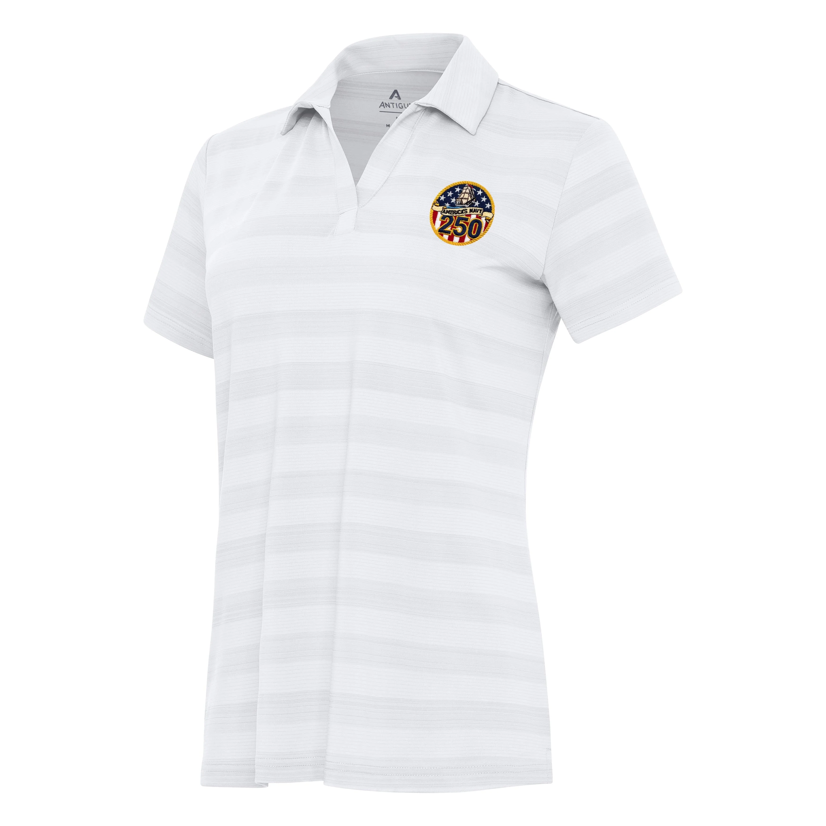 Navy 250th Anniversary Womens Tunnel Polo