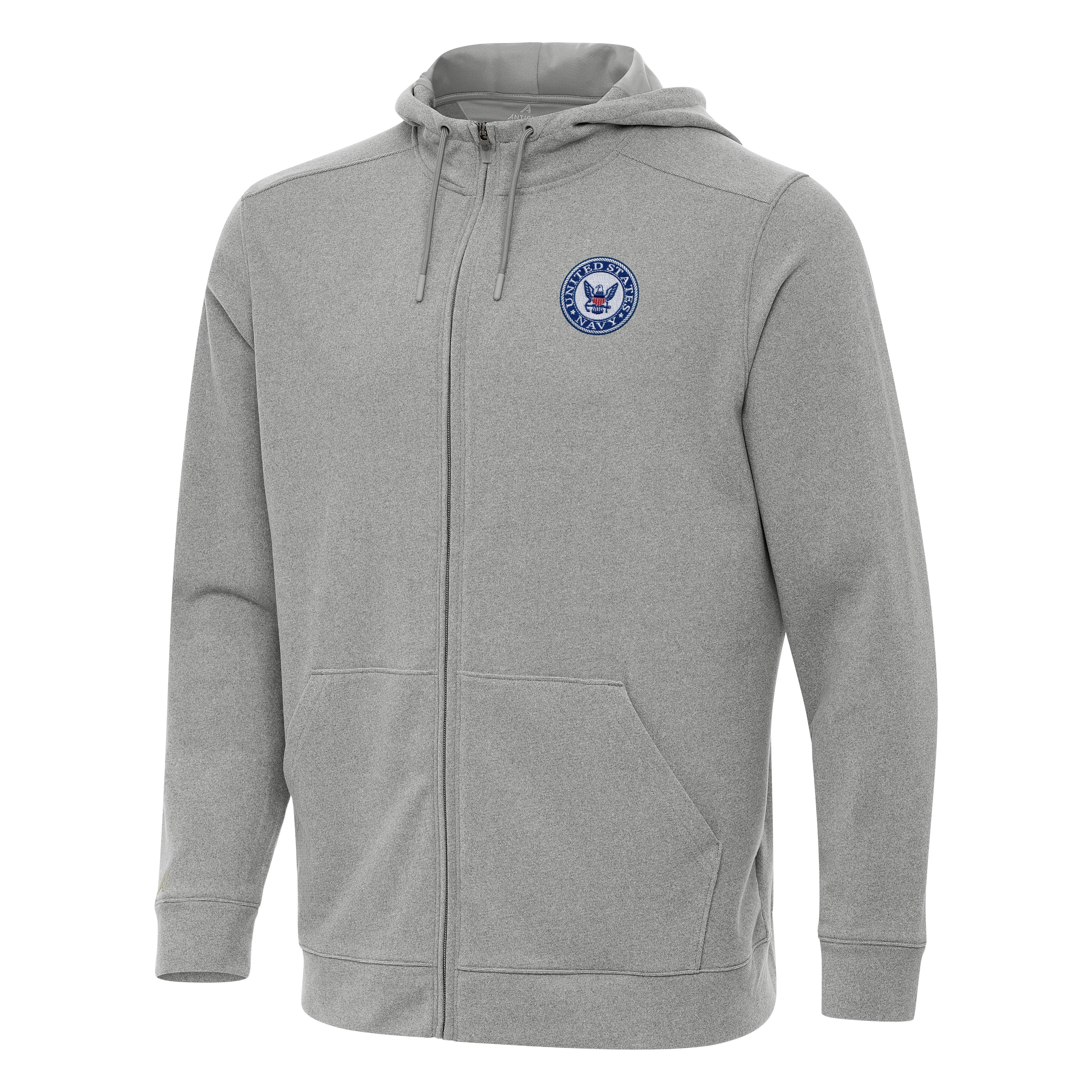 Navy Effortless Full Zip Hood