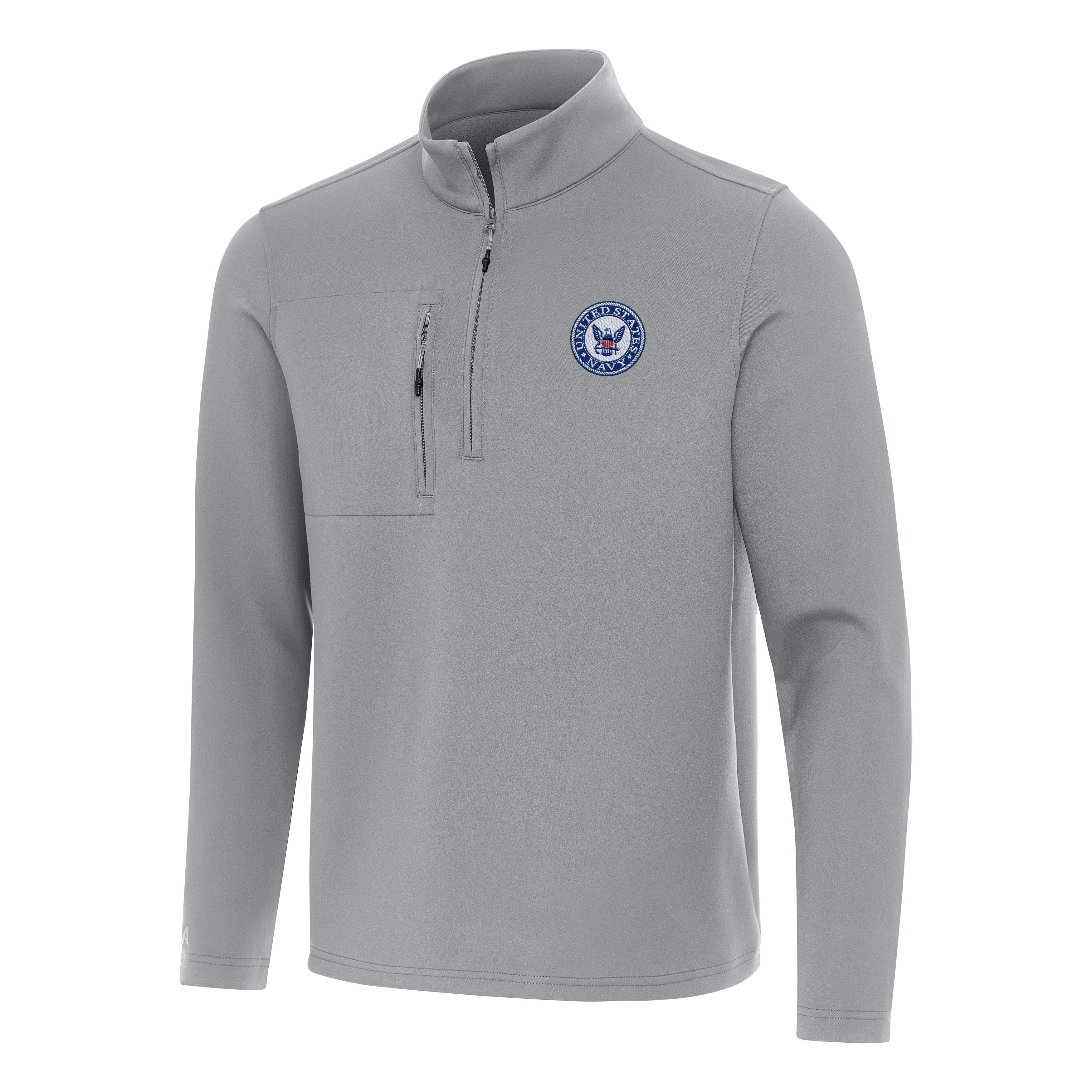 Navy Insider Quarter Zip Pullover - Image 3