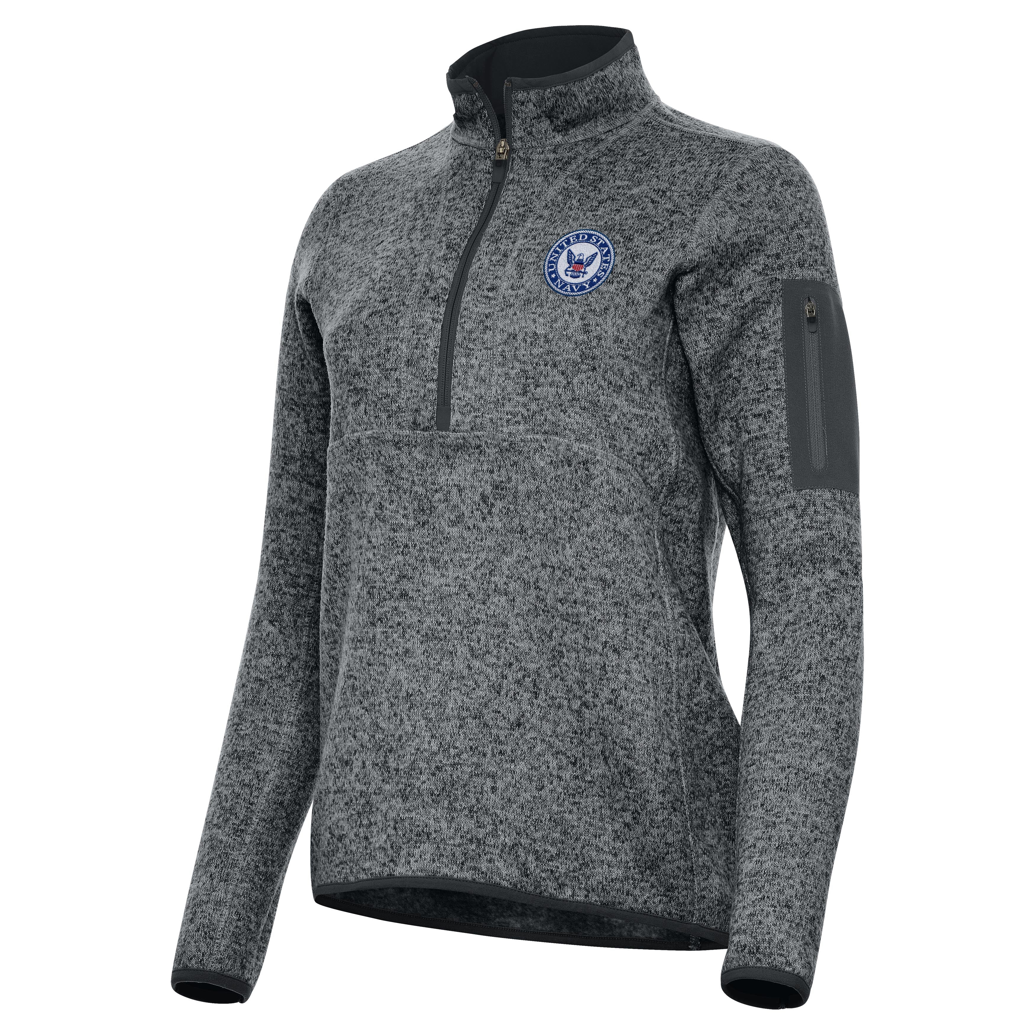 Navy Womens Fortune Half Zip Pullover