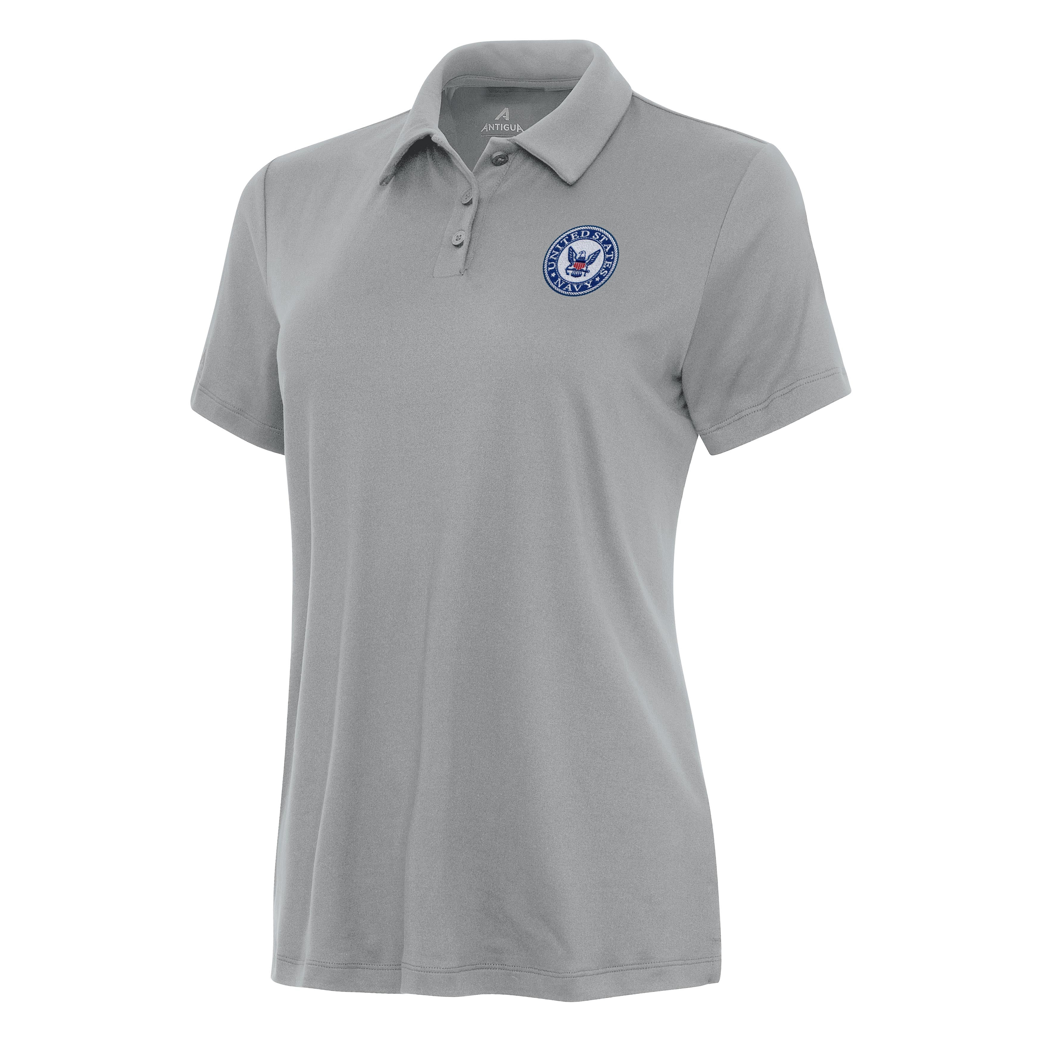 Navy Womens Reprocess Polo - Image 5