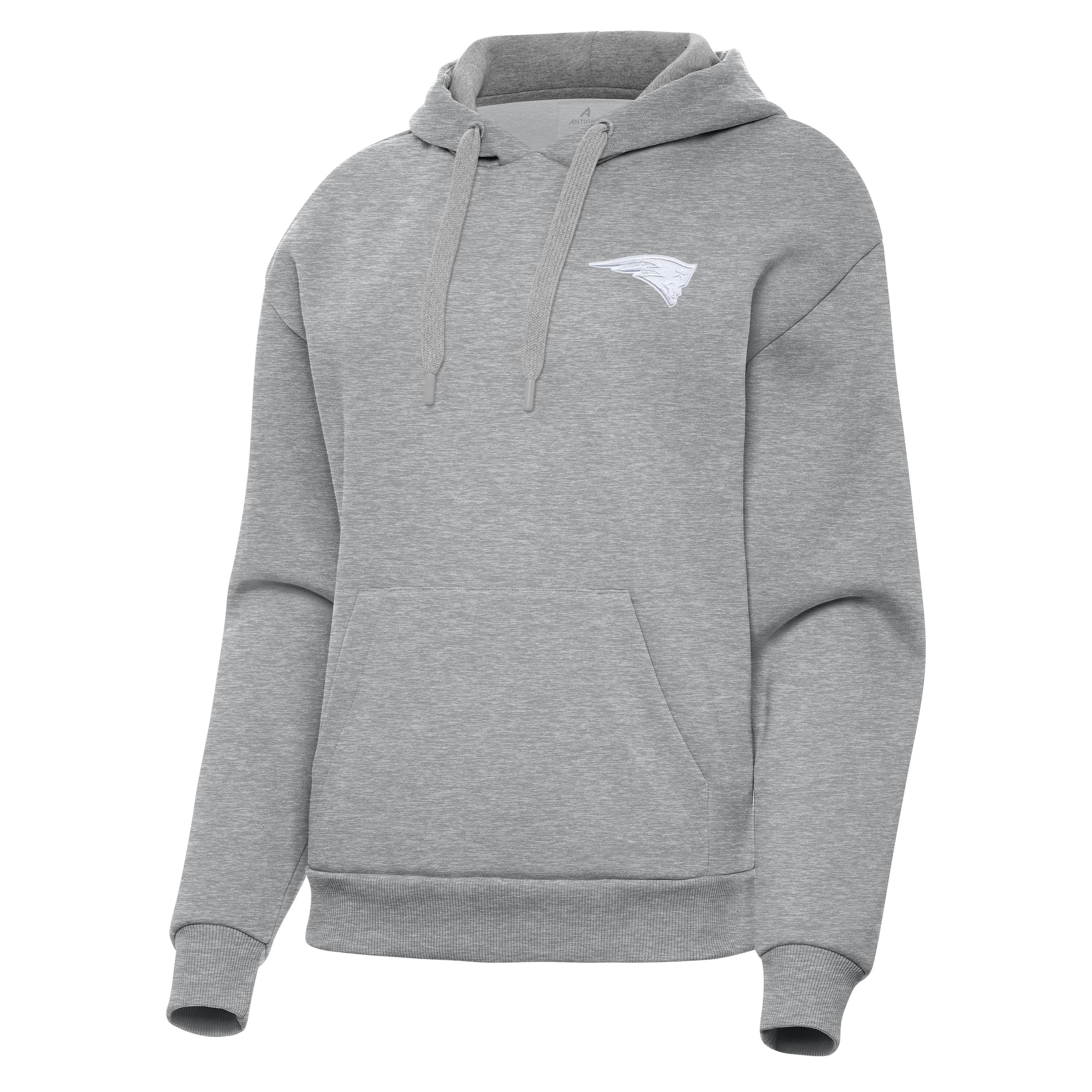 New England Patriots Womens Victory White Logo Pullover Hood - Image 2