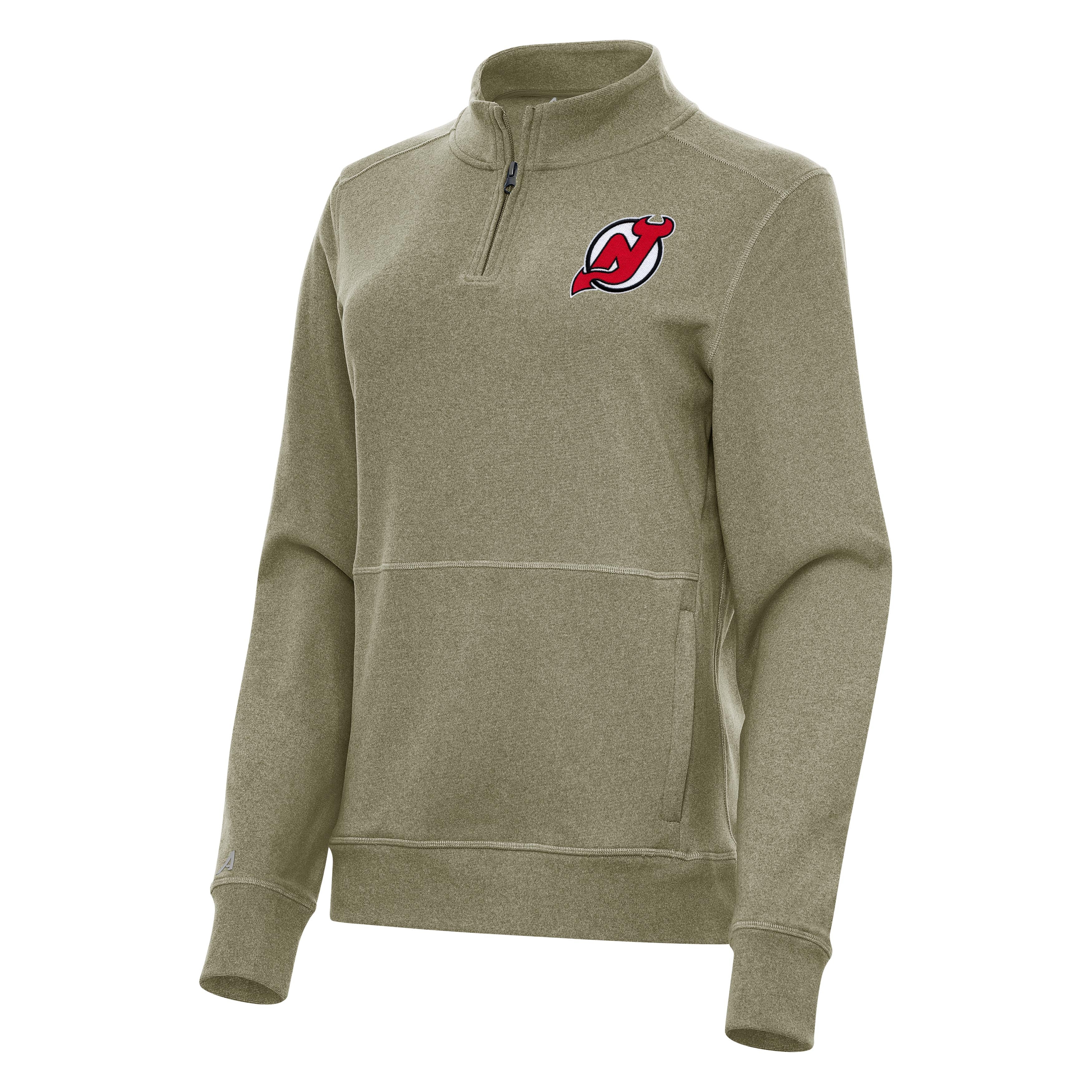 New Jersey Devils Womens Crush Quarter Zip Pullover - Image 4