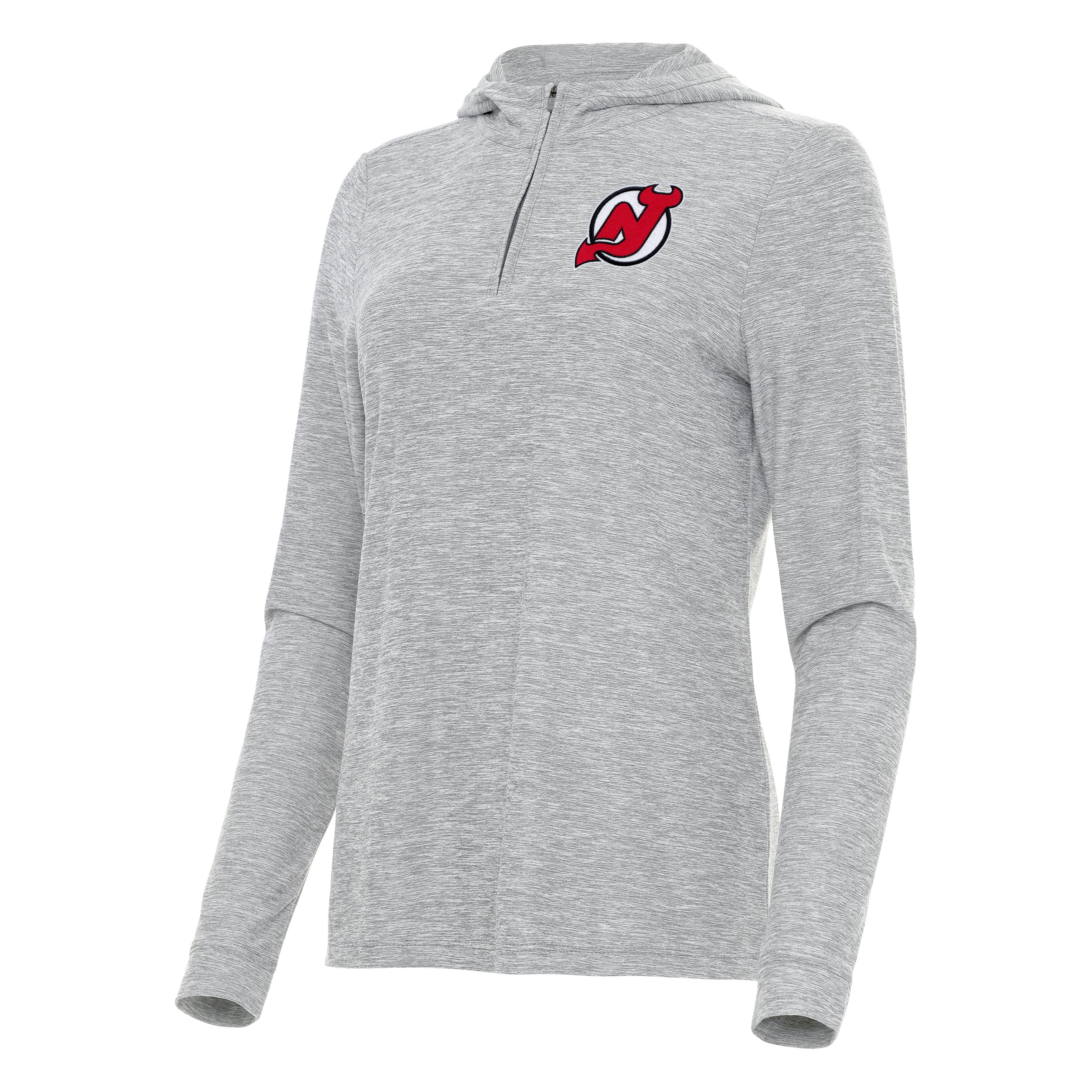 New Jersey Devils Womens Daybreak Quarter Zip Pullover Hood - Image 2