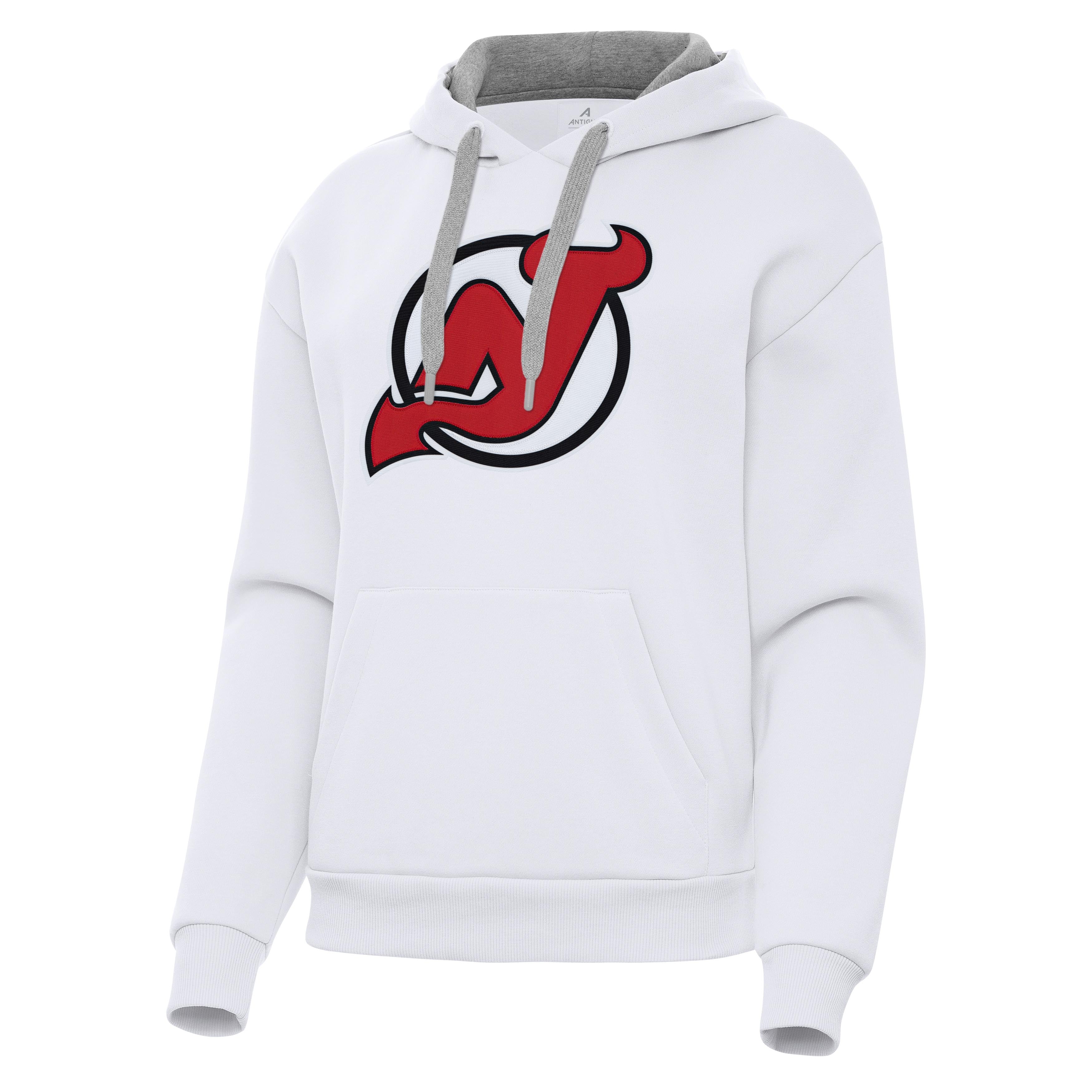 New Jersey Devils Womens Victory Full Front Logo Pullover Hood - Image 2