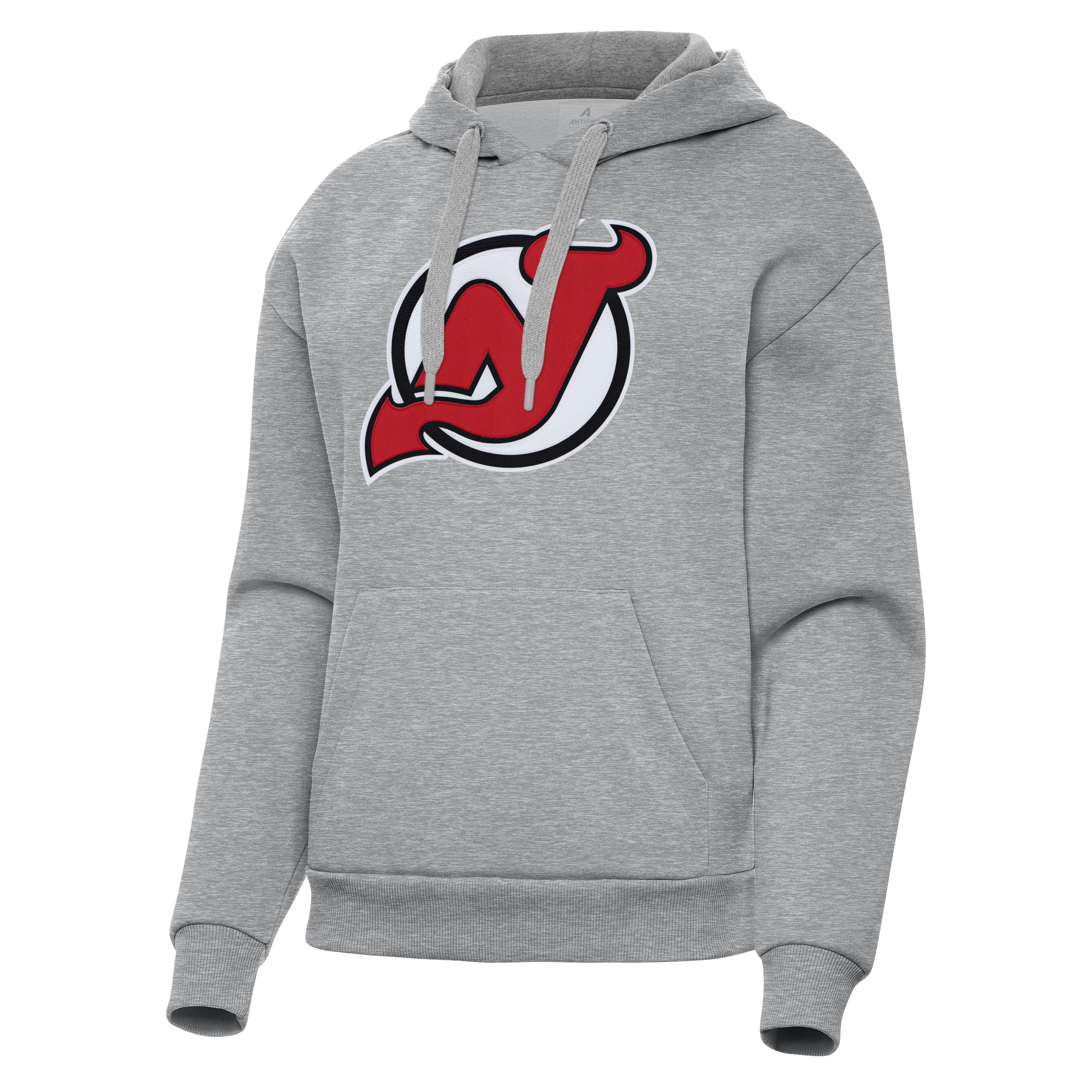New Jersey Devils Womens Victory Full Front Logo Pullover Hood - Image 4