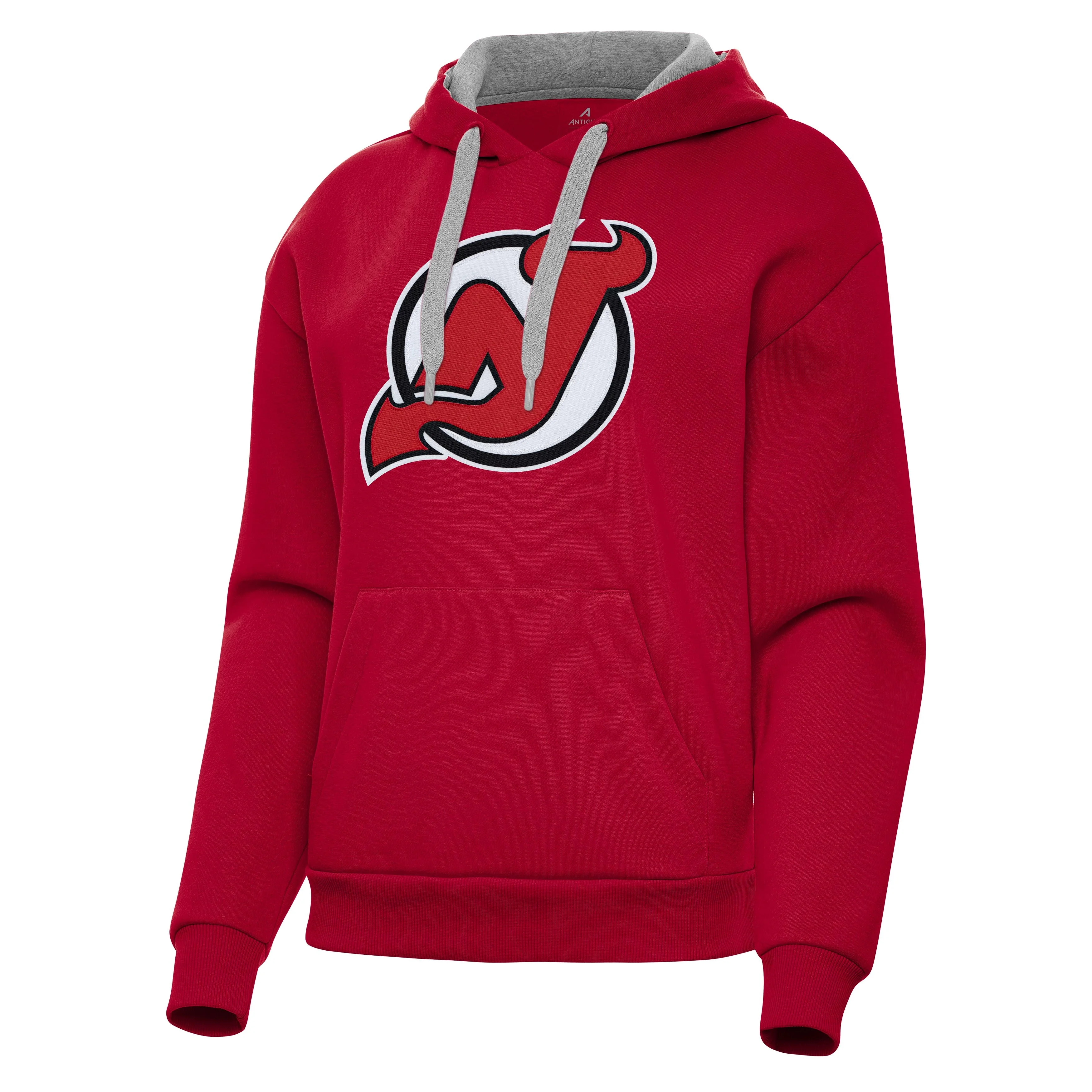 New Jersey Devils Womens Victory Full Front Logo Pullover Hood - Image 5