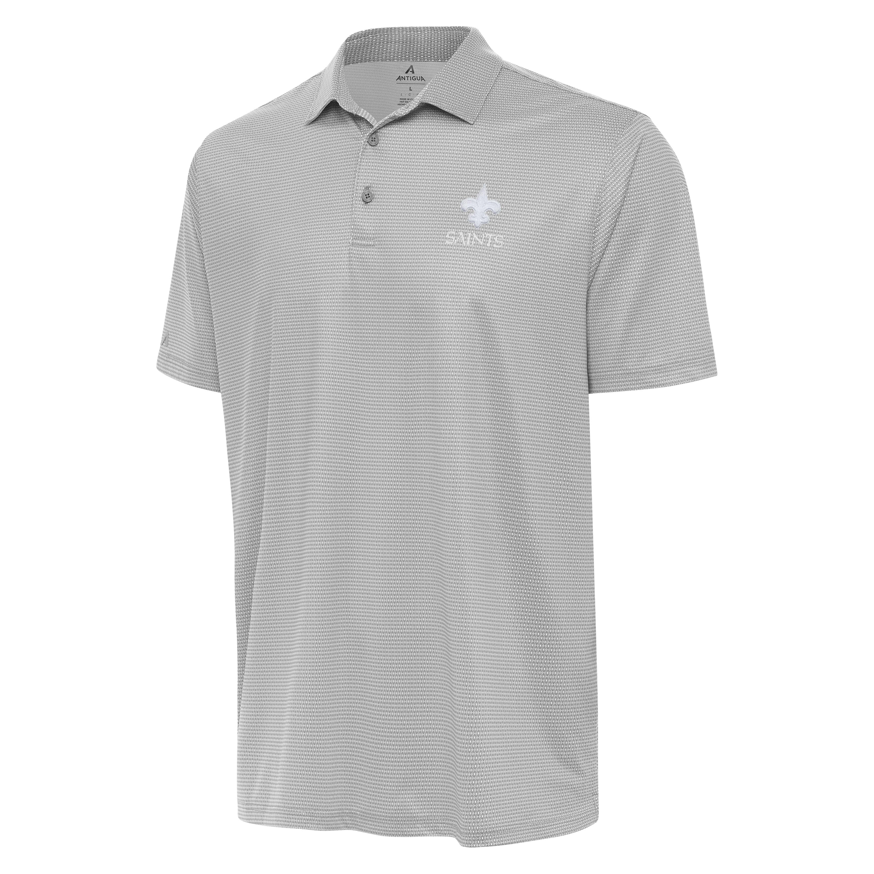 New Orleans Saints Rings White Logo Polo
