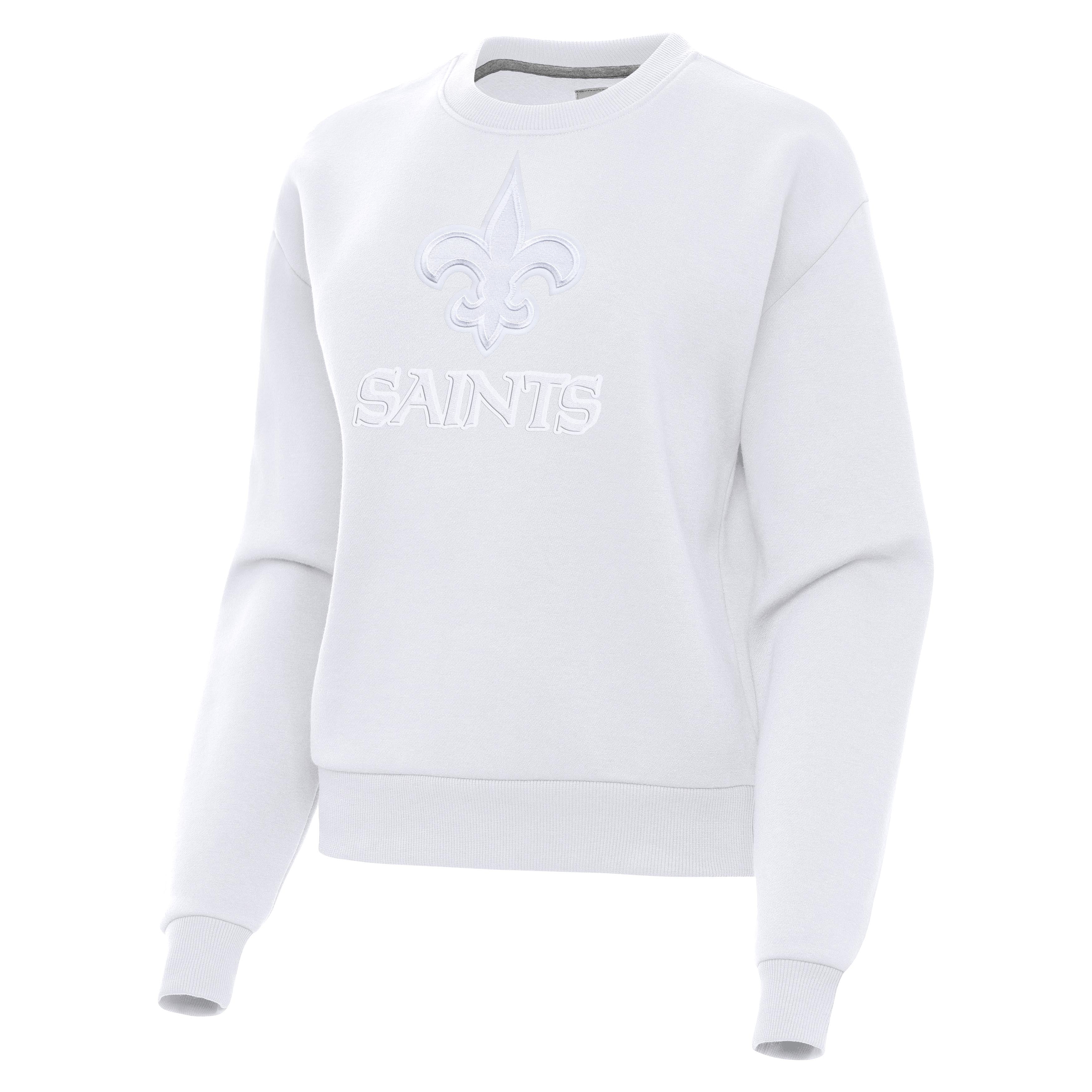 New Orleans Saints Womens Victory Full Front Logo Crew