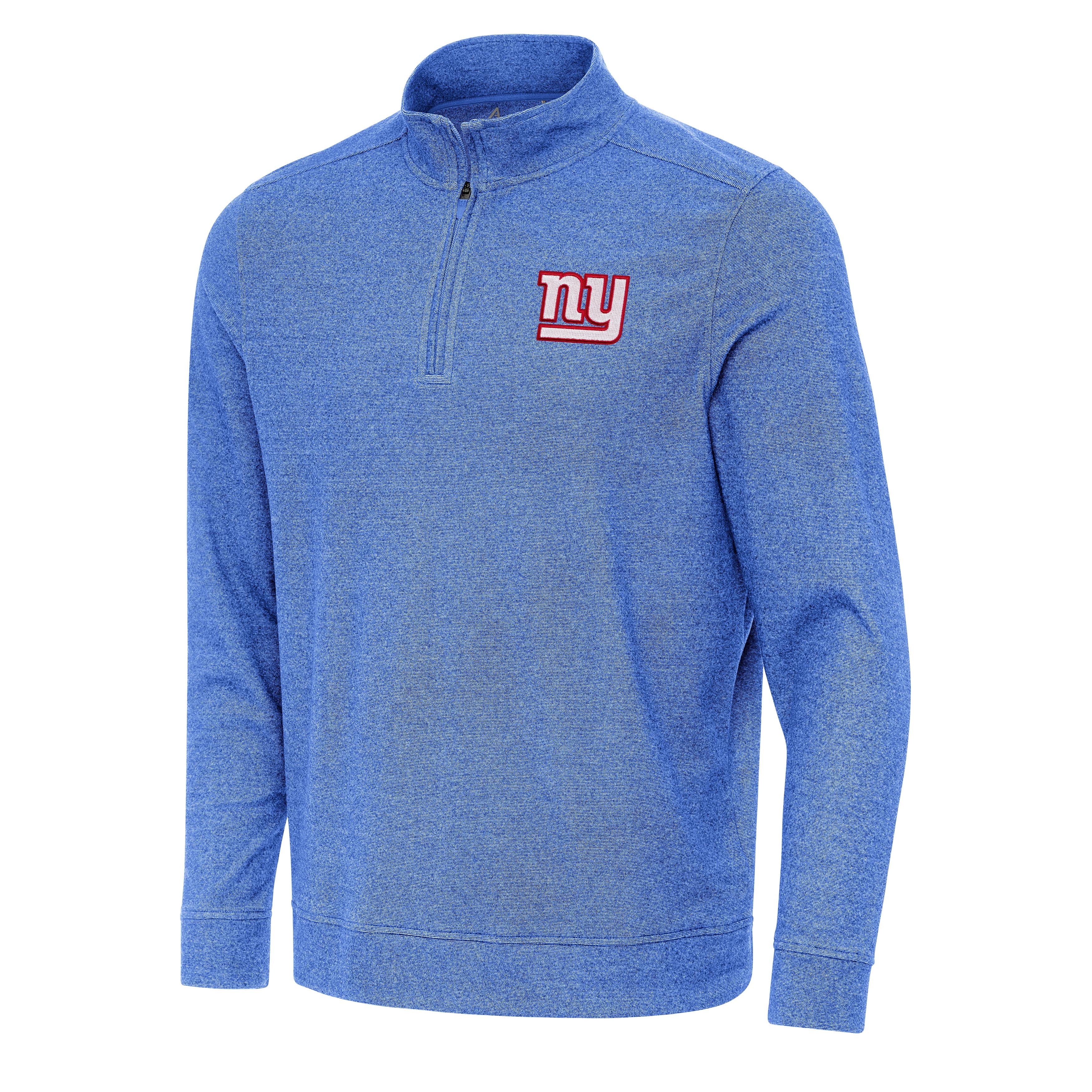 New York Giants Subtle Quarter Zip Mock