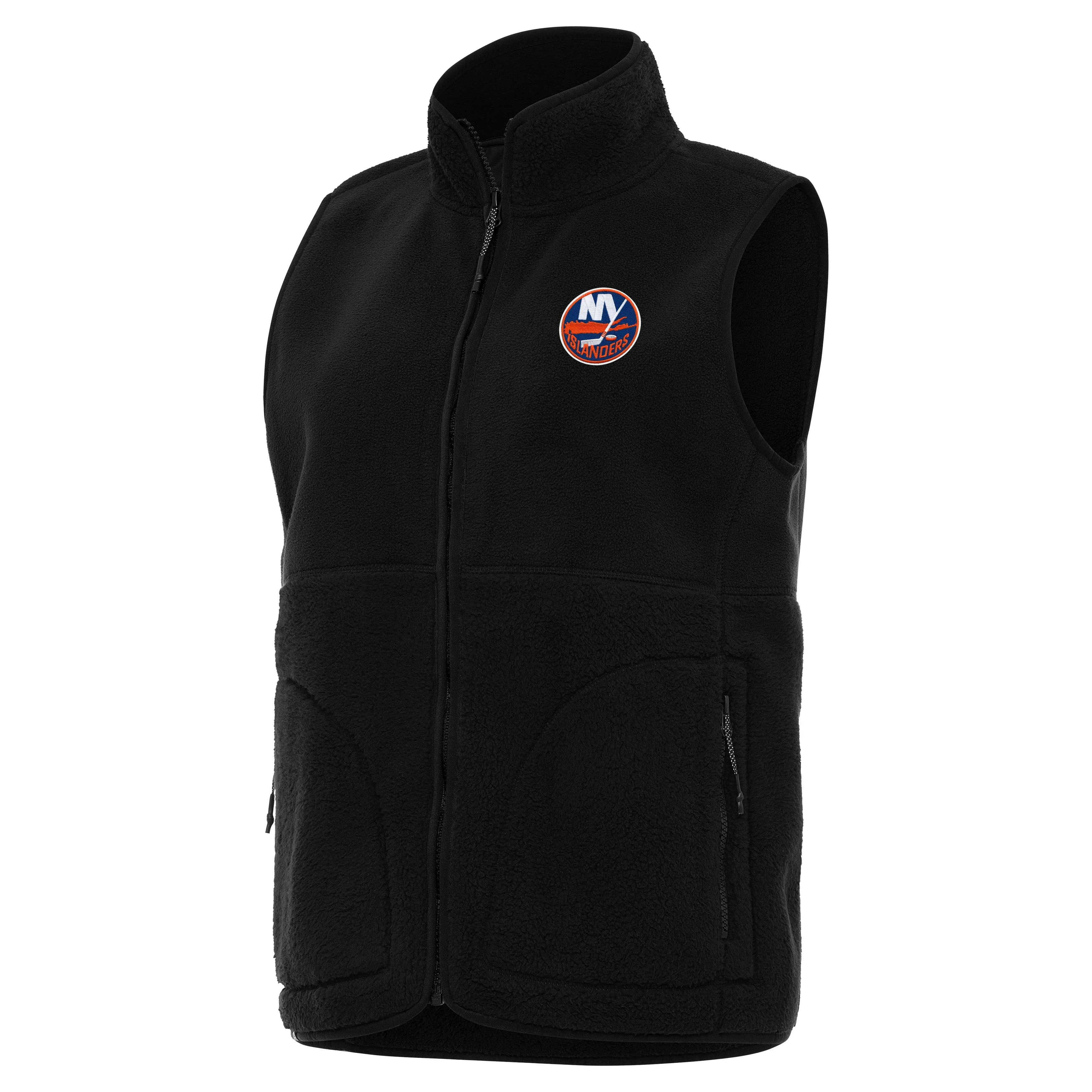 New York Islanders Womens Nostalgic Full Zip Vest - Image 2