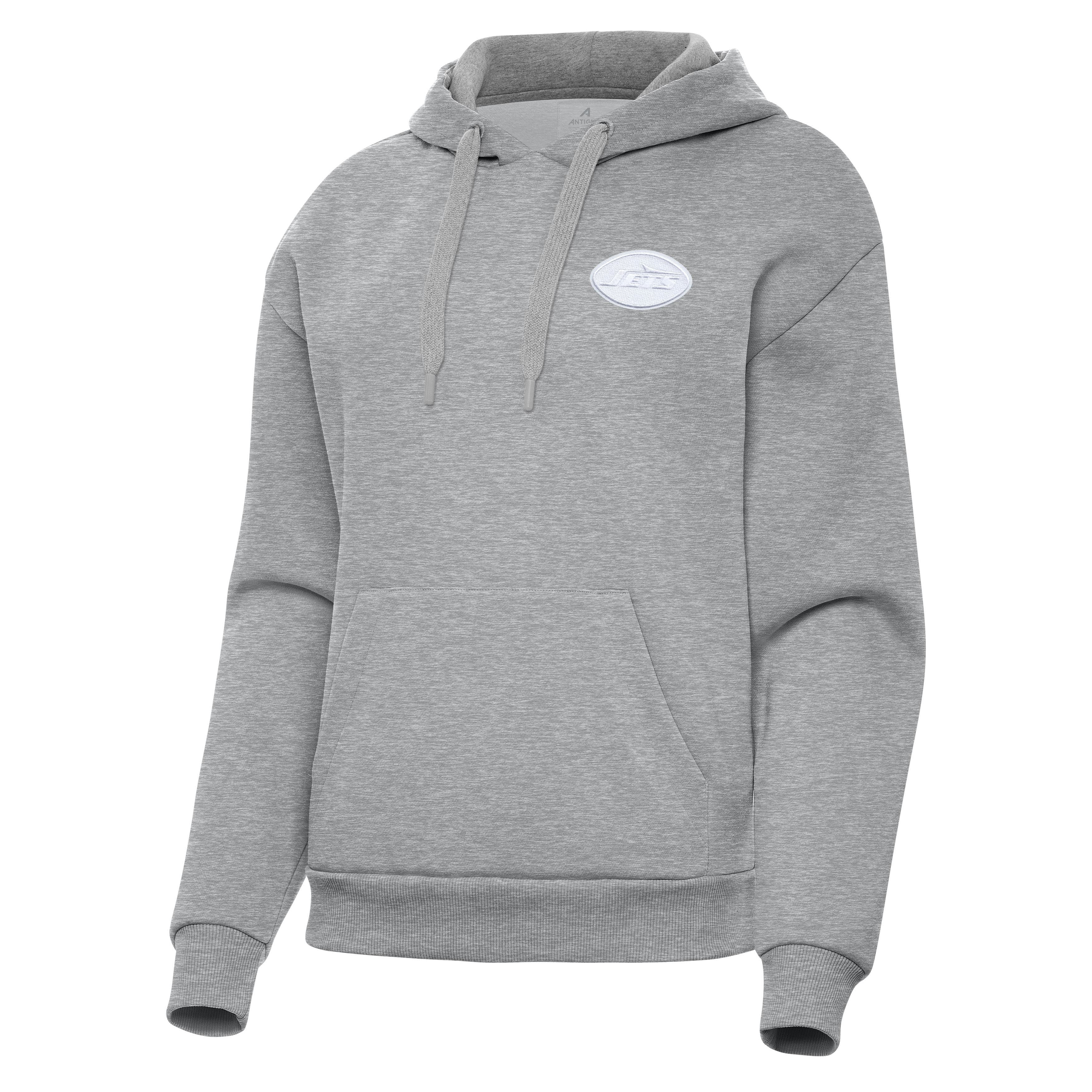 New York Jets Womens Victory White Logo Pullover Hood - Image 2