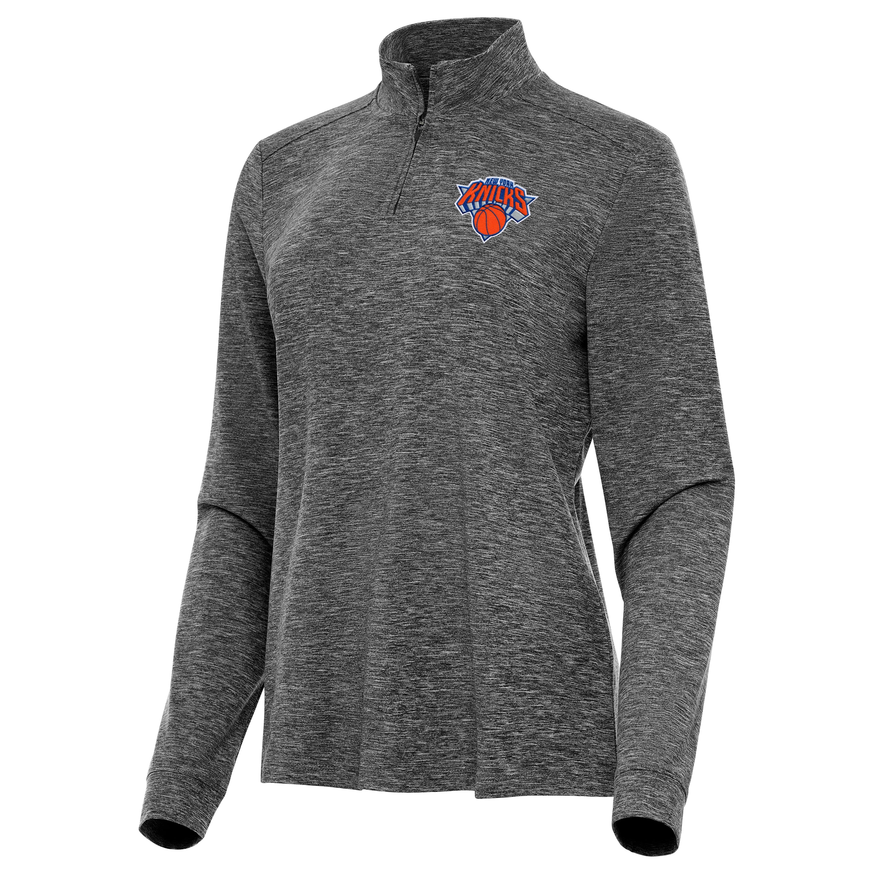New York Knicks Womens Mentor Quarter Zip Pullover