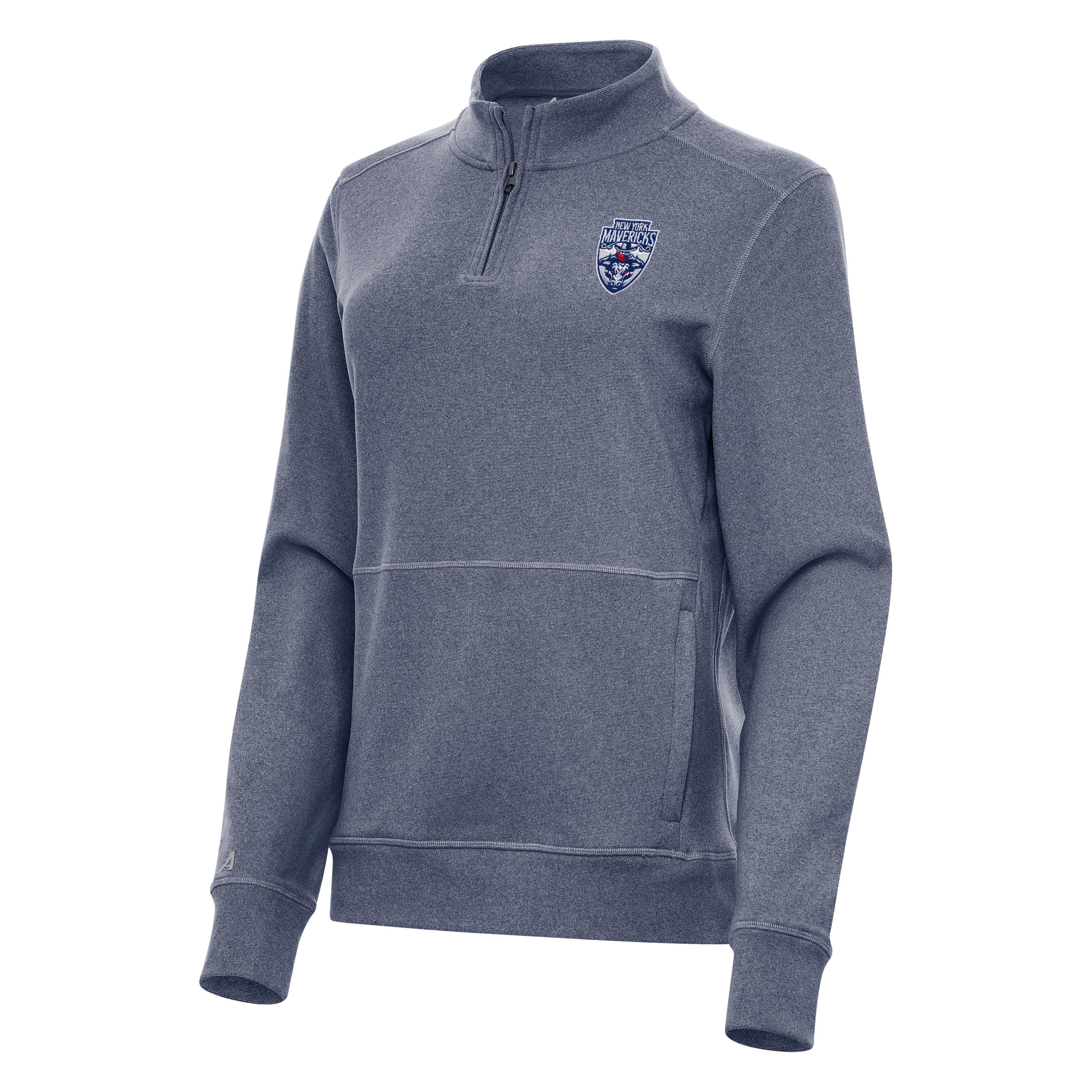 New York Mavericks Womens Crush Quarter Zip Pullover