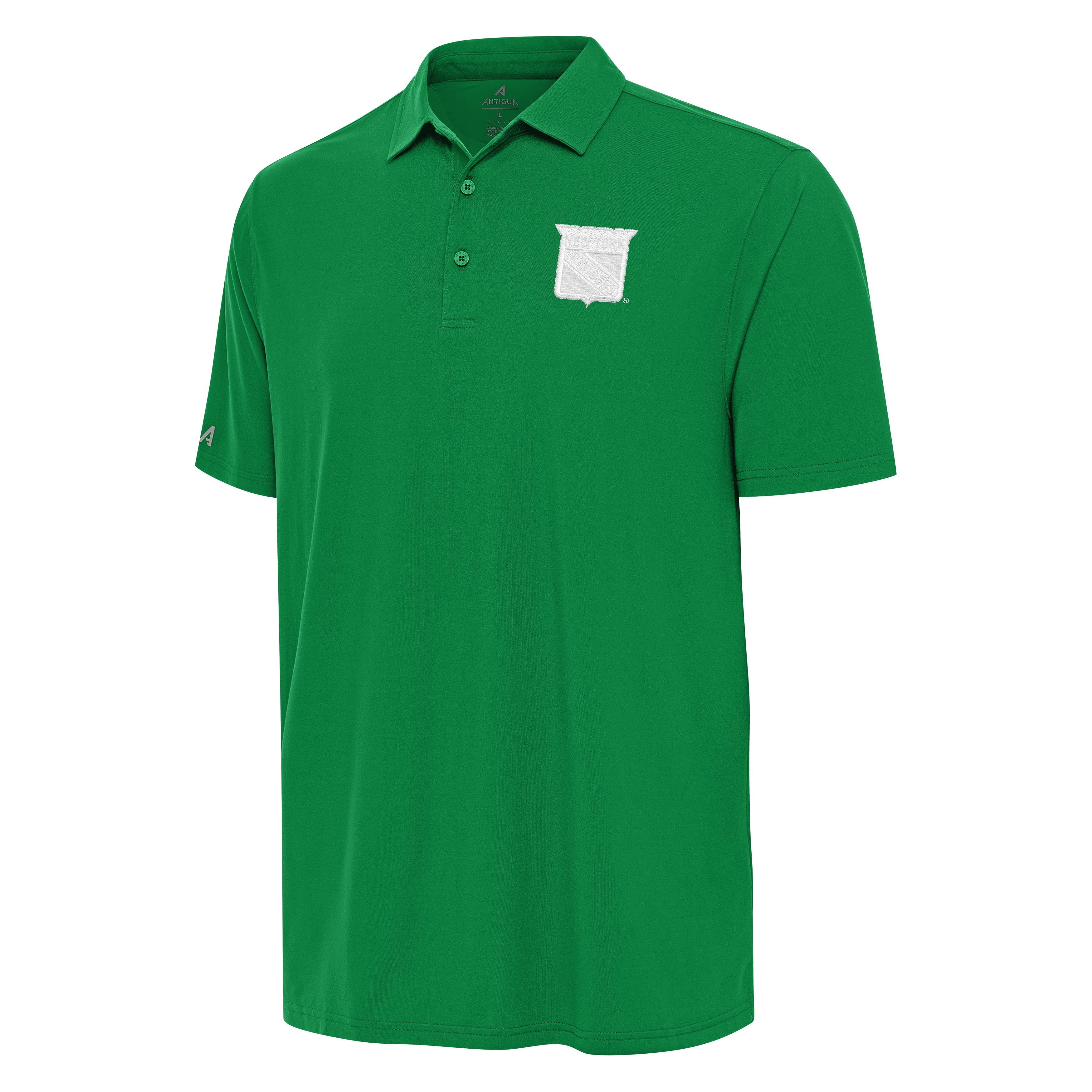 New York Rangers Era St Patricks Day White Logo Polo