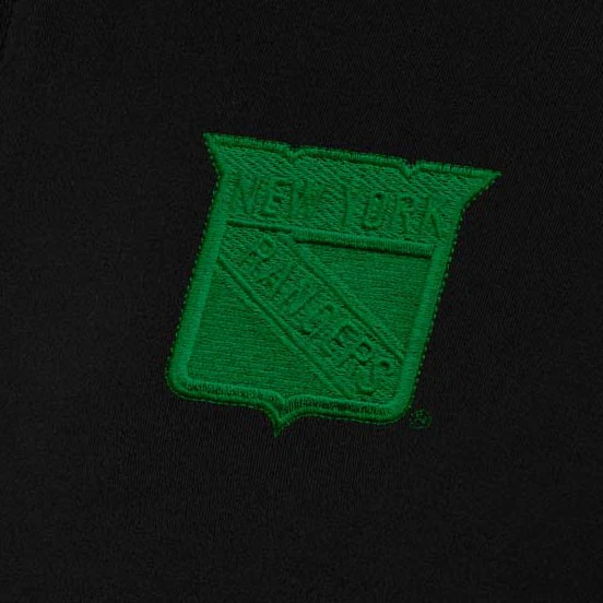New York Rangers Womens Intent St Patricks Day Quarter Zip Pullover - Image 2