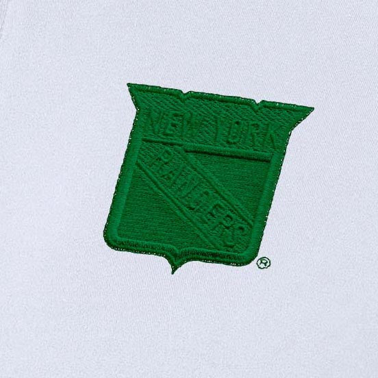 New York Rangers Womens Intent St Patricks Day Quarter Zip Pullover - Image 4
