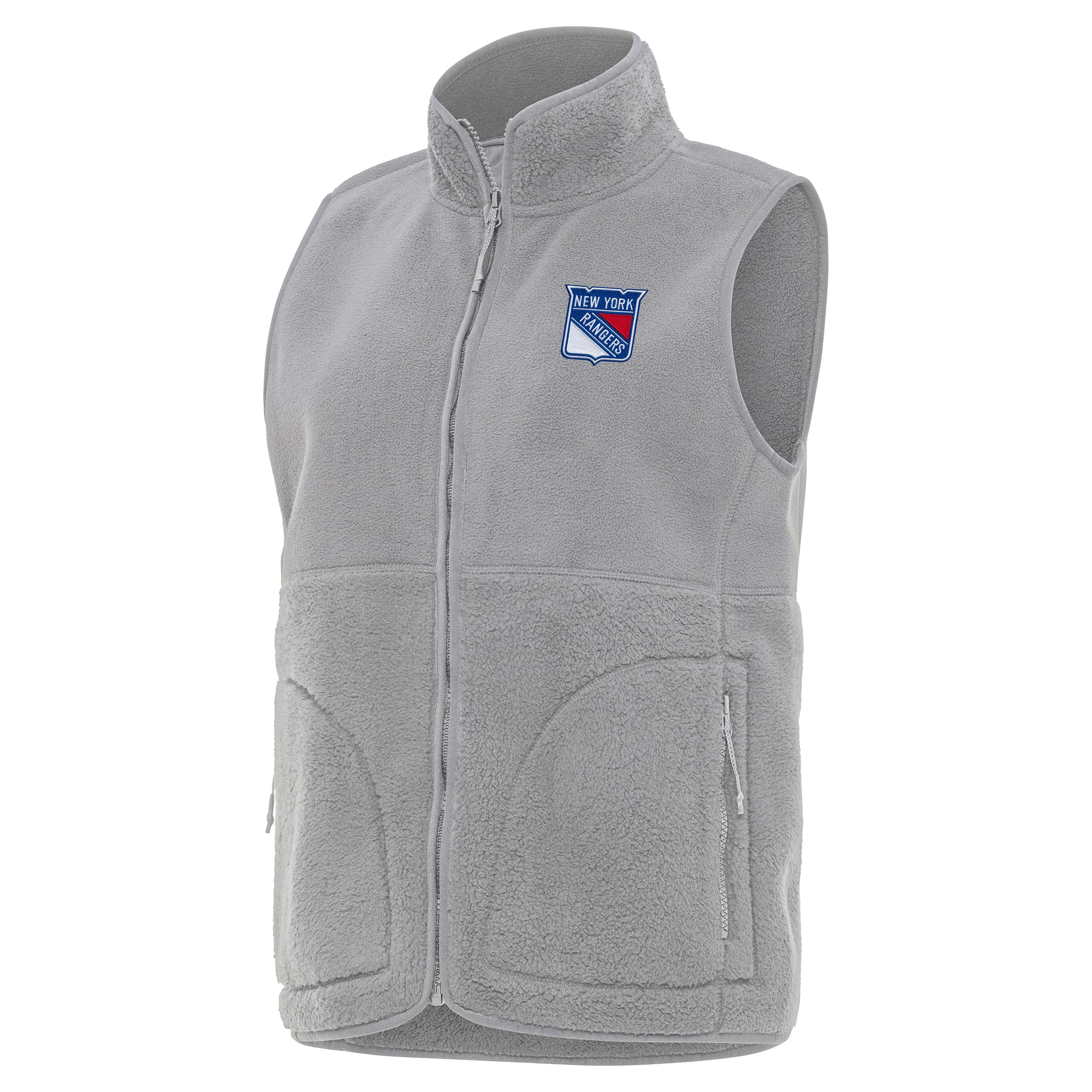 New York Rangers Womens Nostalgic Full Zip Vest - Image 3