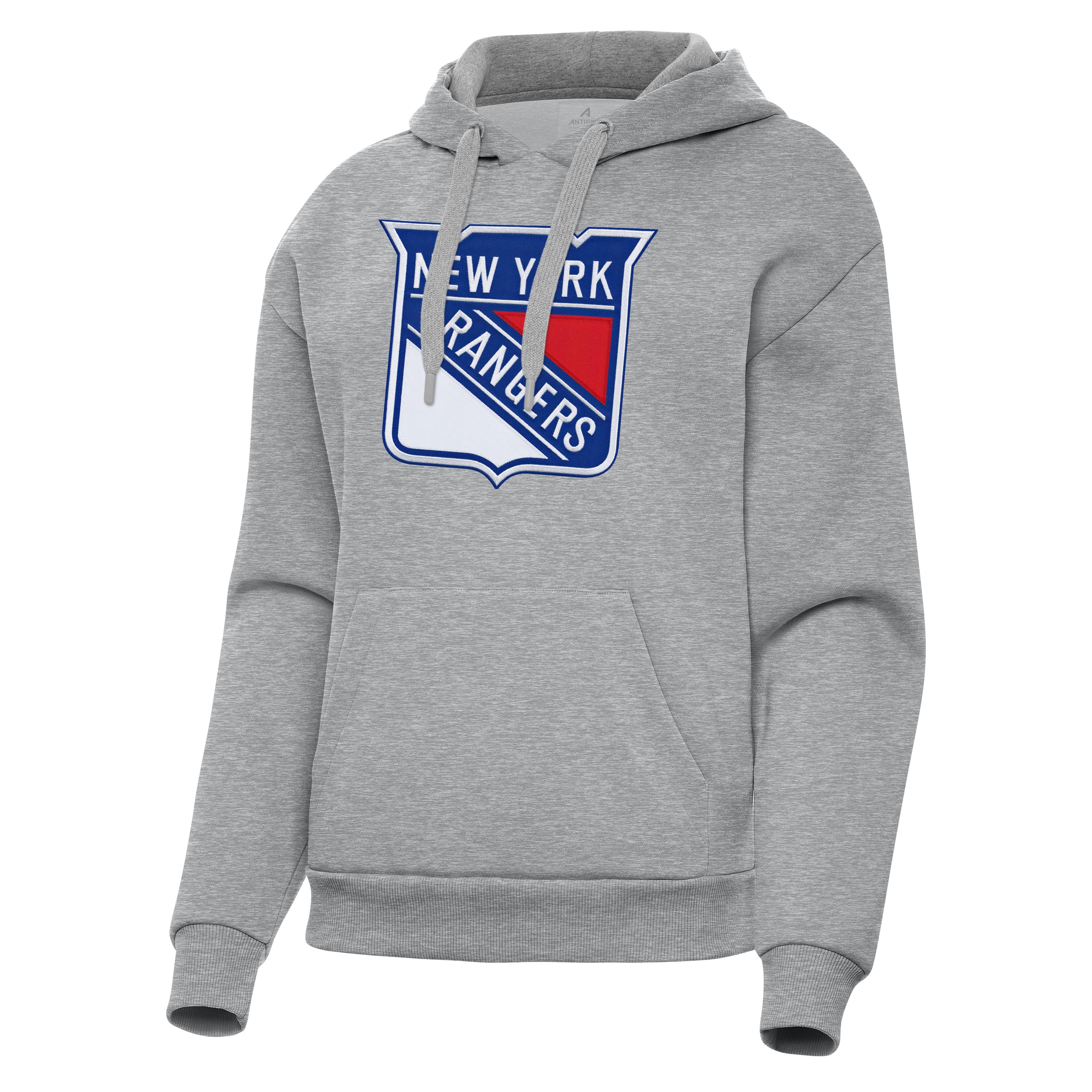 New York Rangers Womens Victory Full Front Logo Pullover Hood - Image 4