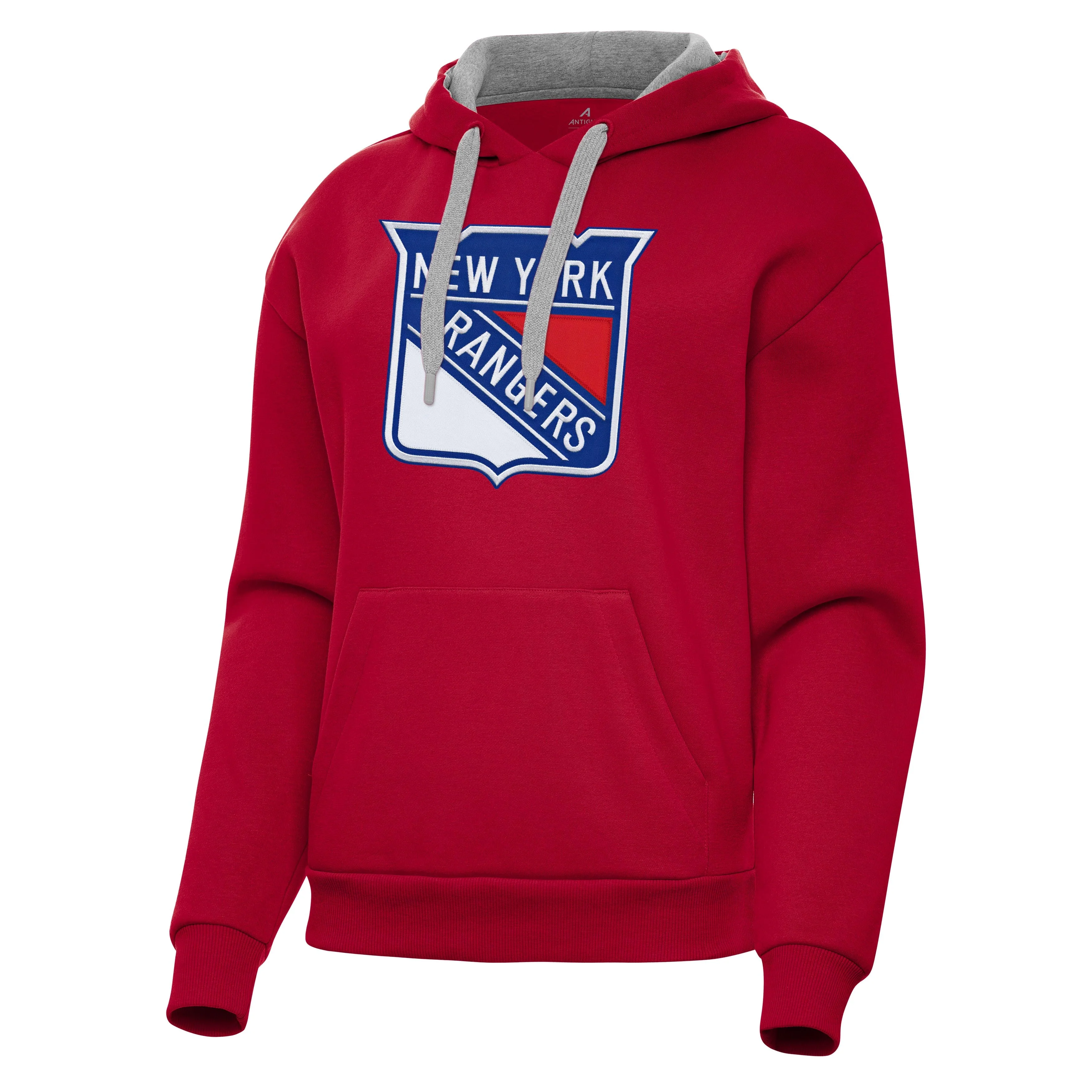 New York Rangers Womens Victory Full Front Logo Pullover Hood - Image 5