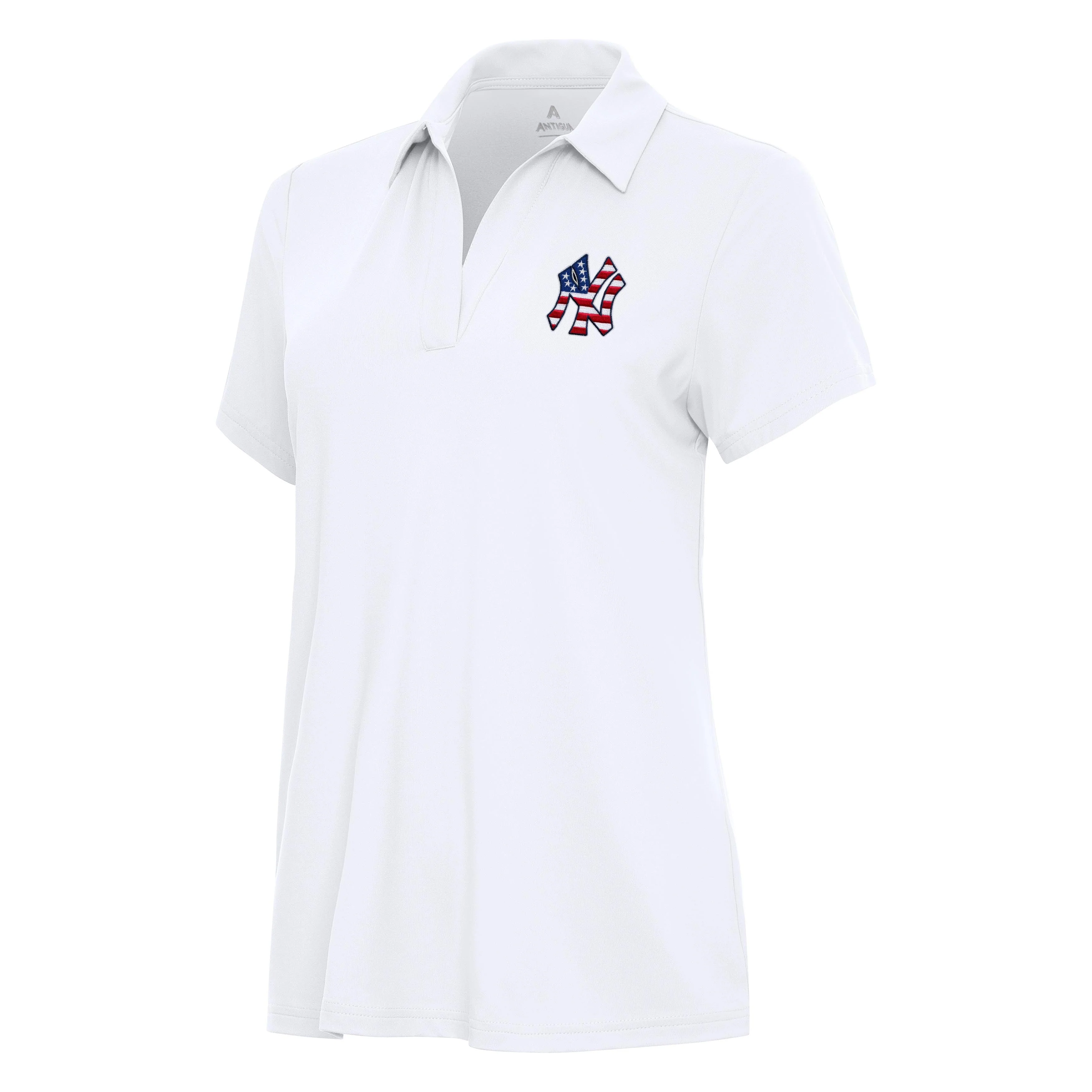 New York Yankees Womens Patriotic Logo Polo