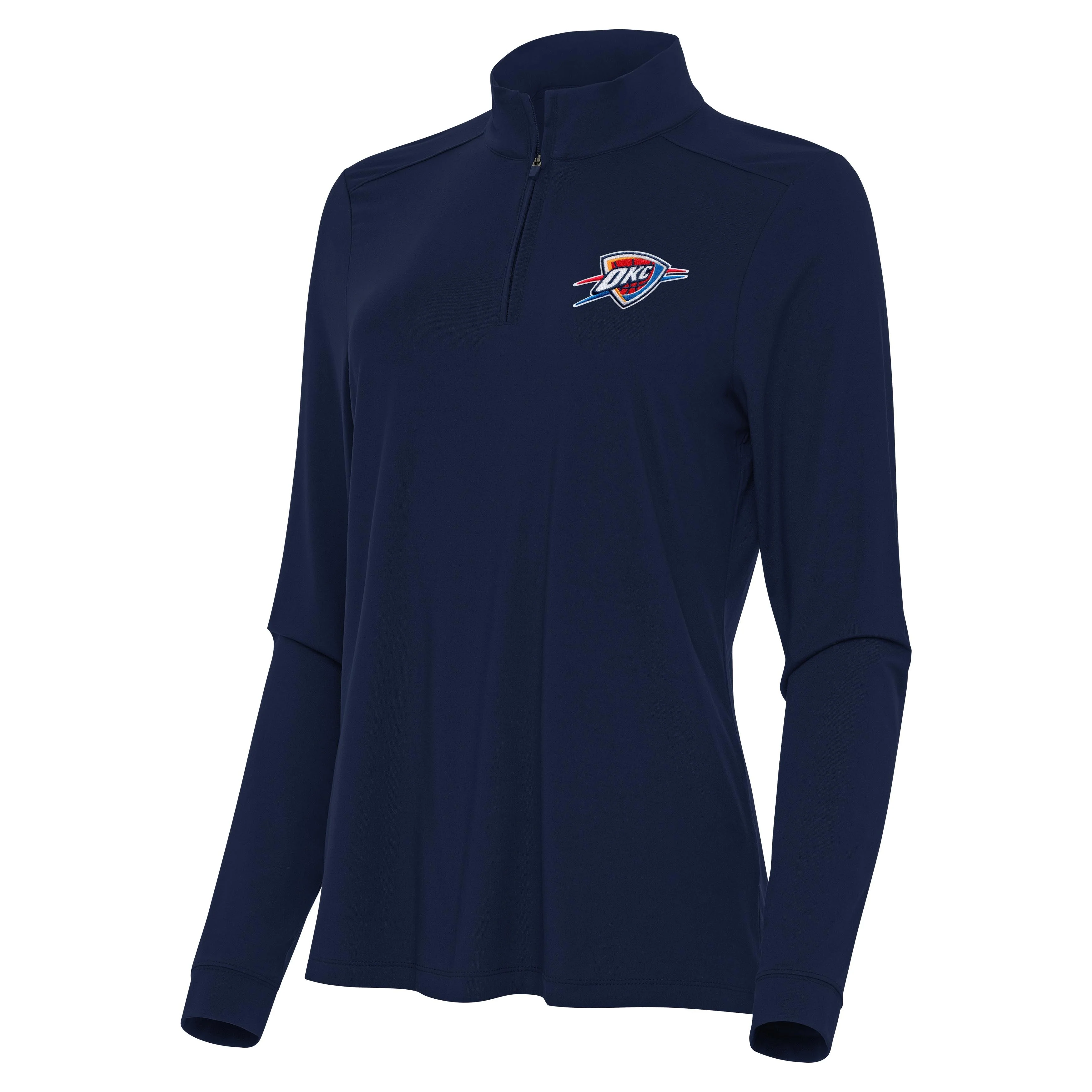 Oklahoma City Thunder Womens Intent Quarter Zip Pullover - Image 2