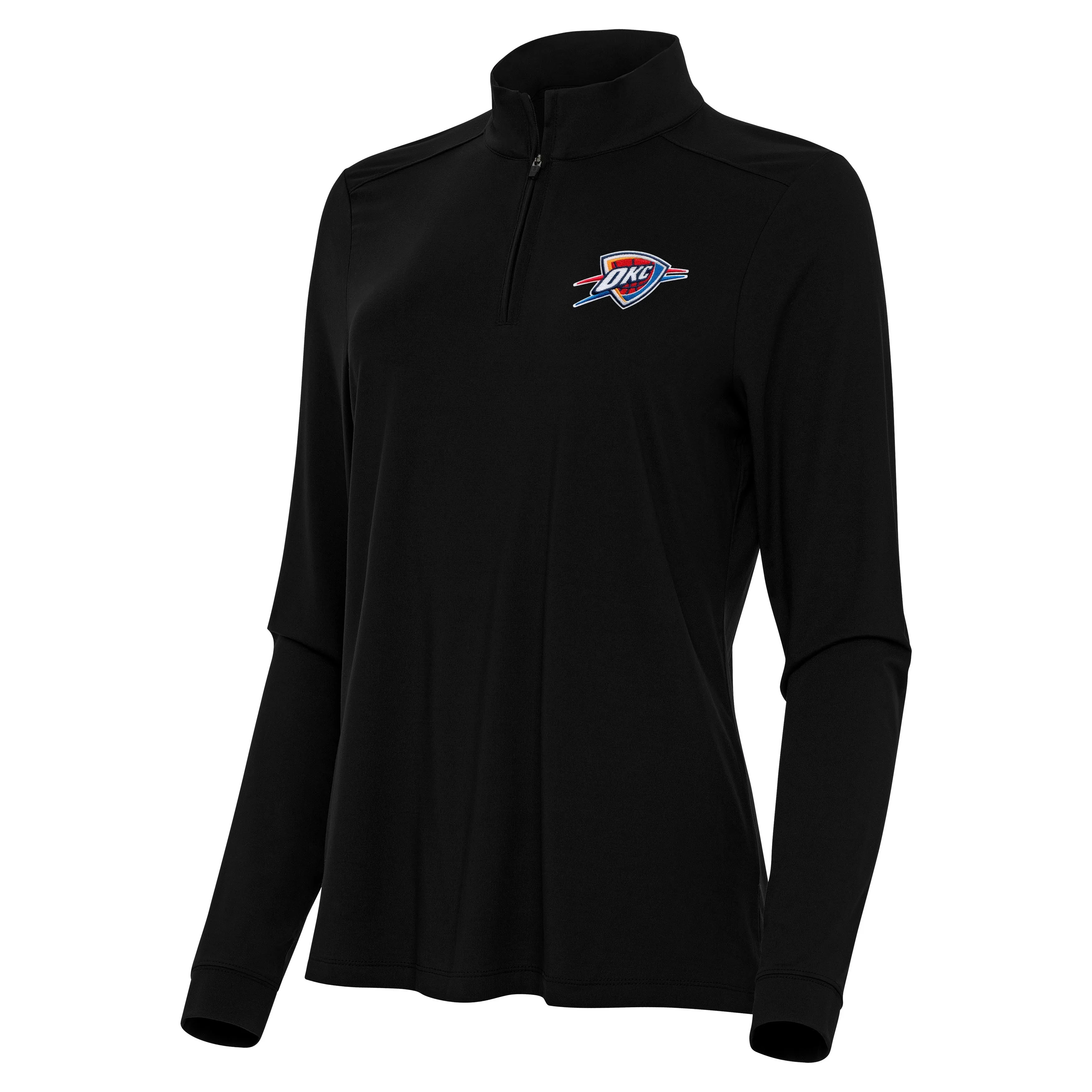 Oklahoma City Thunder Womens Intent Quarter Zip Pullover - Image 3