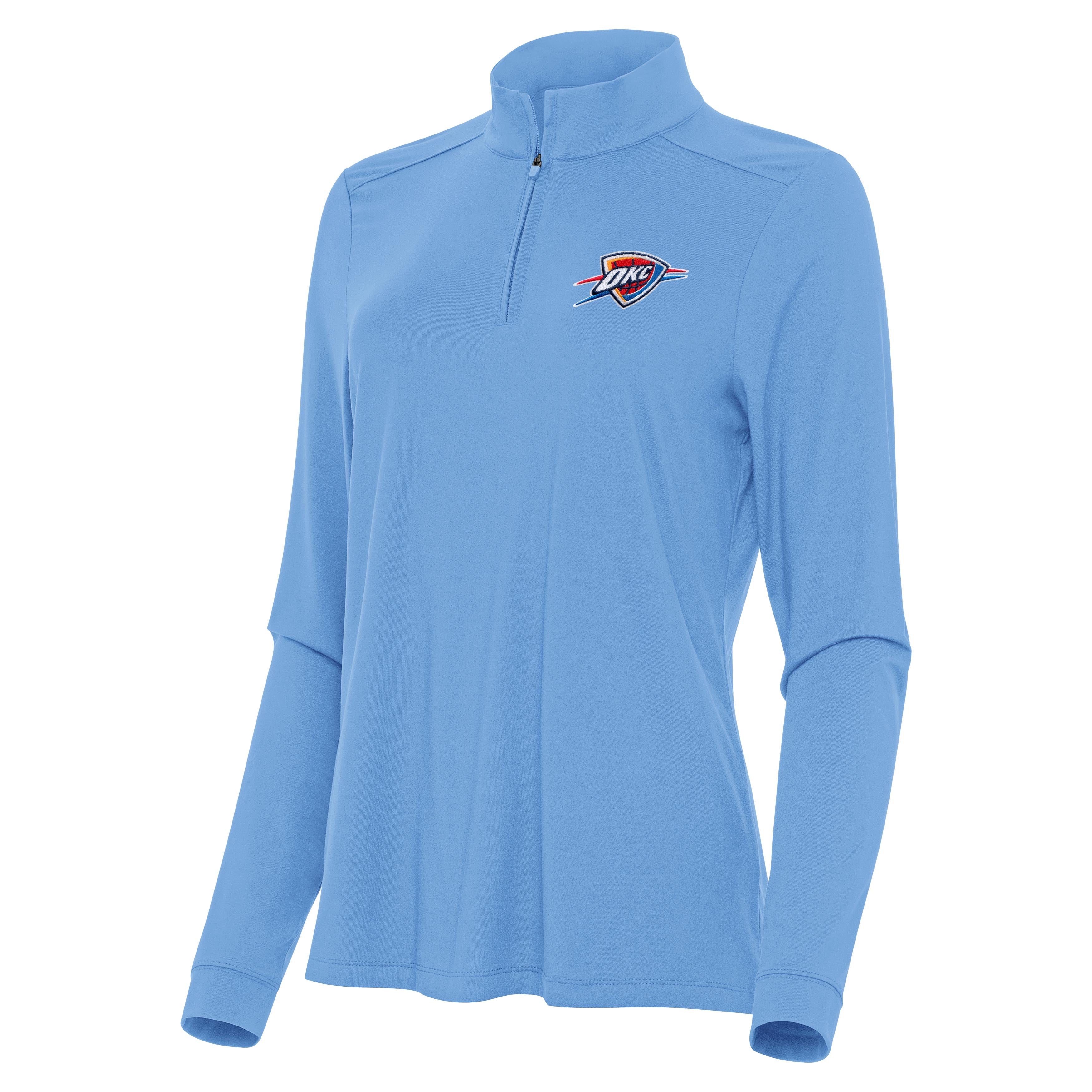 Oklahoma City Thunder Womens Intent Quarter Zip Pullover - Image 6