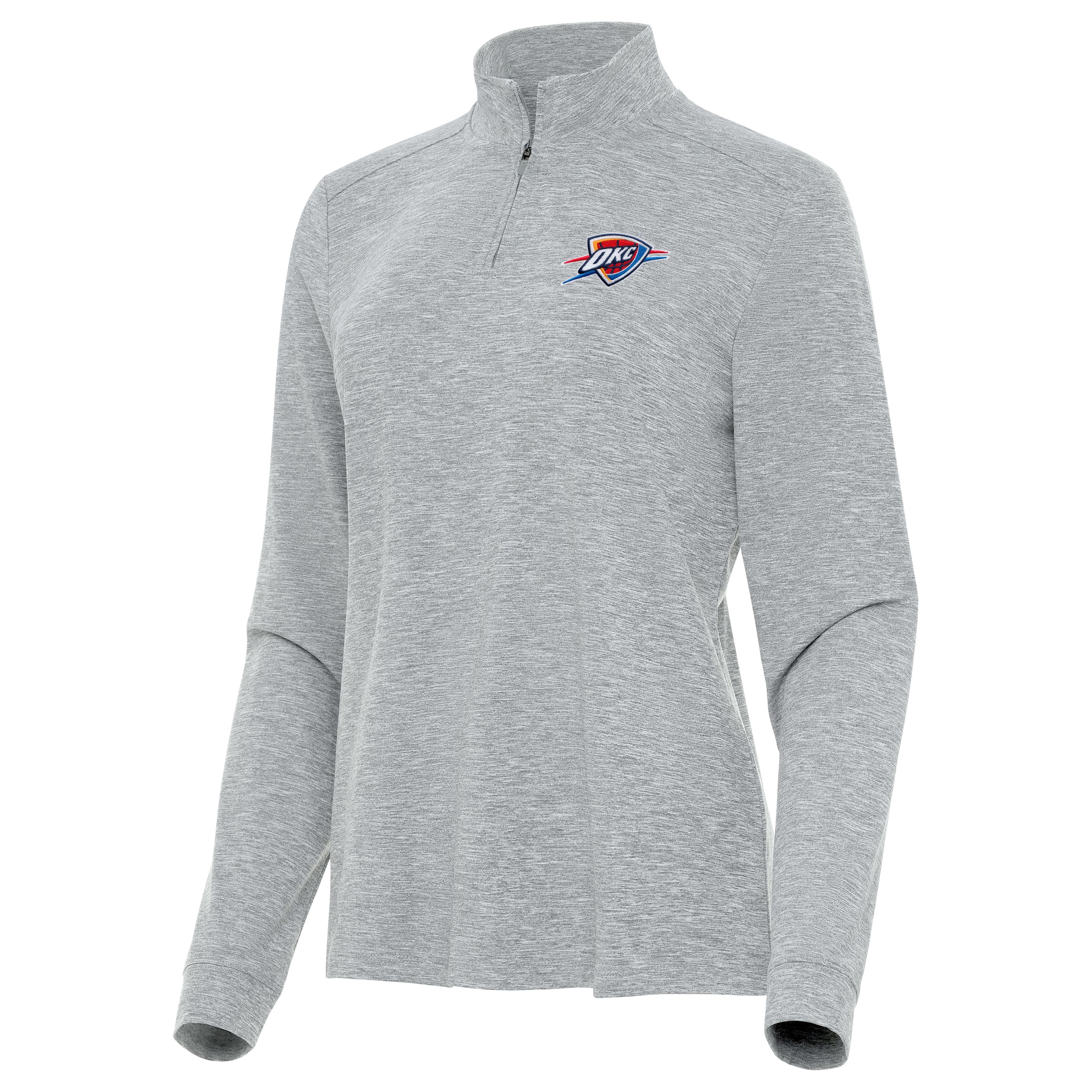 Oklahoma City Thunder Womens Mentor Quarter Zip Pullover - Image 3
