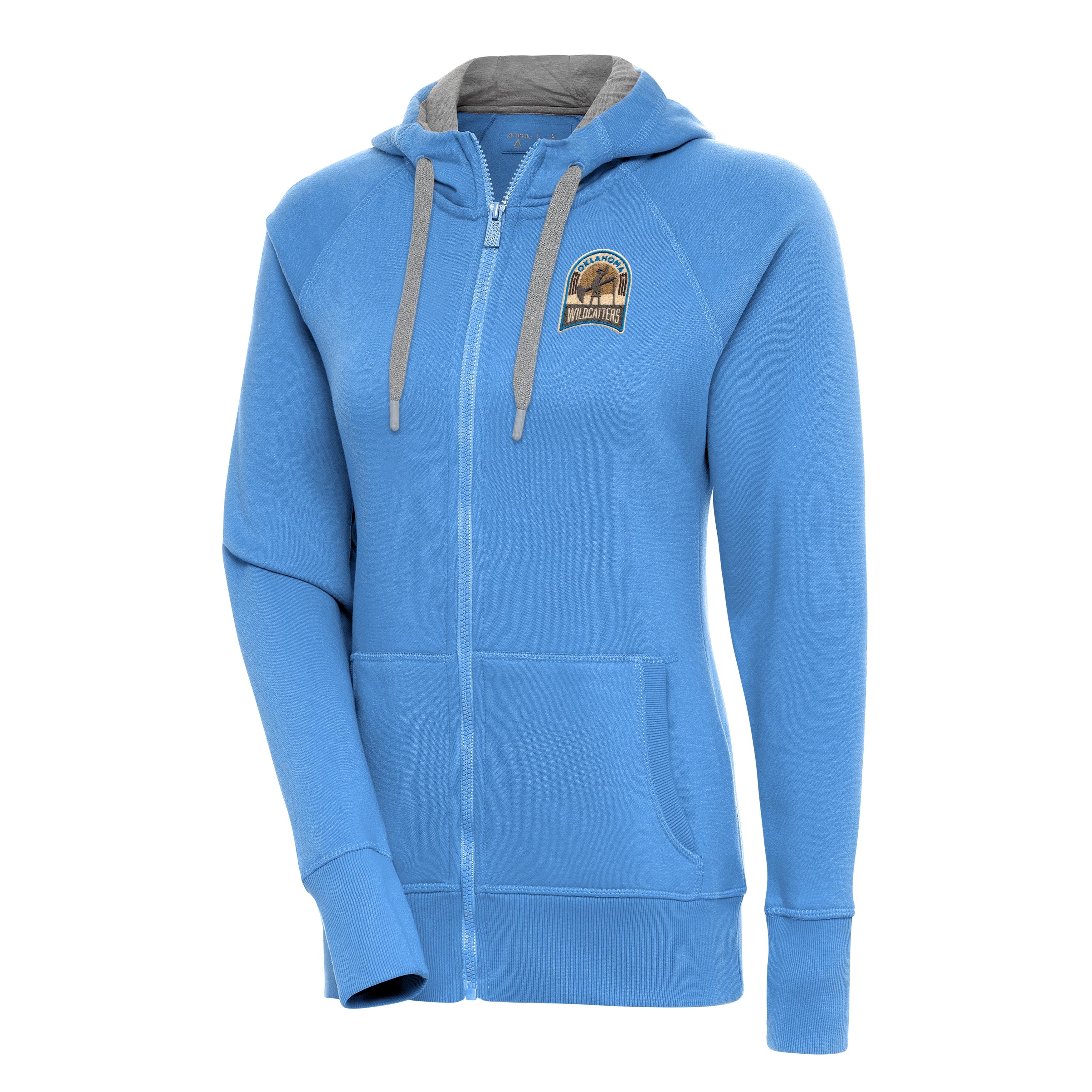 Oklahoma Wildcatters Victory Womens Full Zip Hood