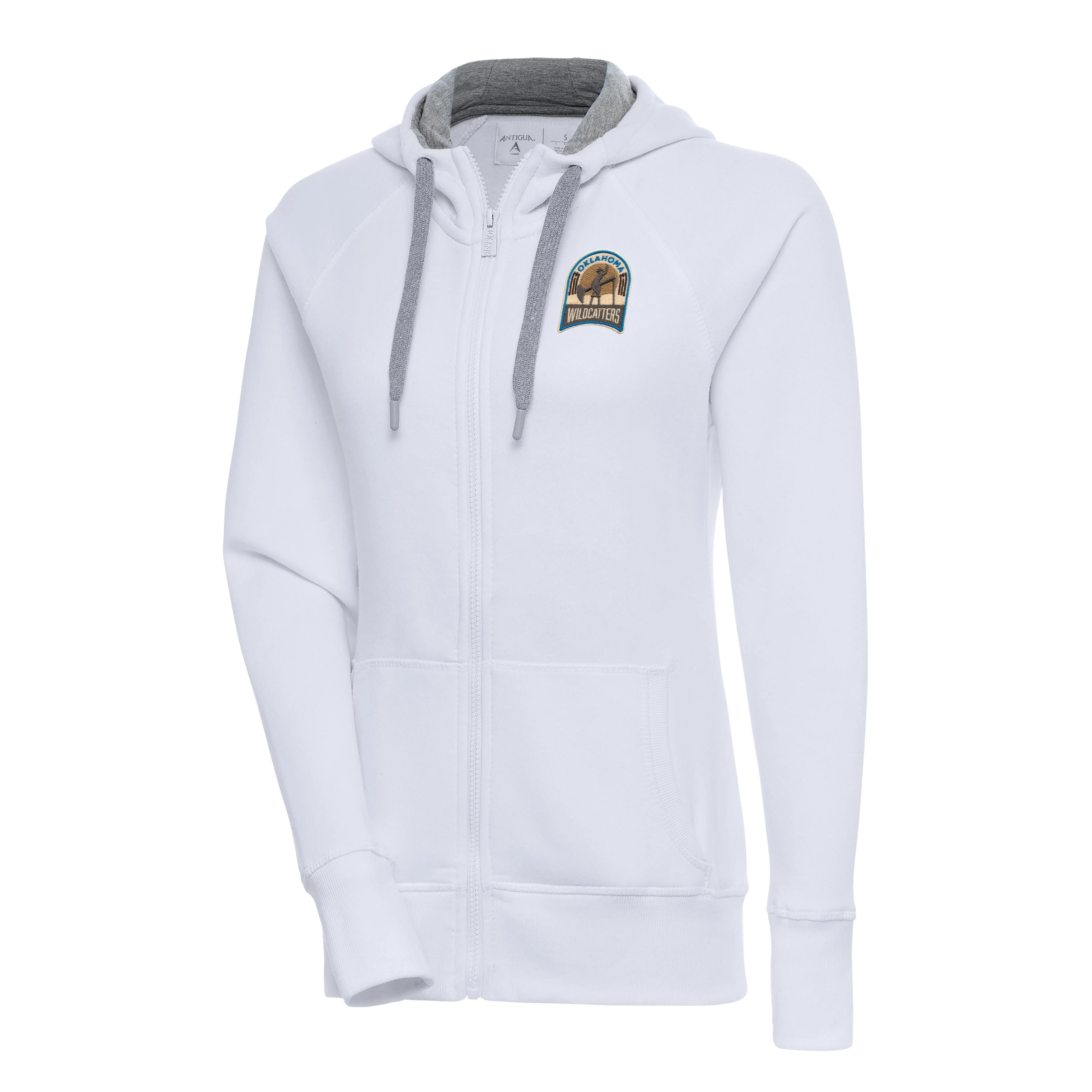 Oklahoma Wildcatters Victory Womens Full Zip Hood - Image 3